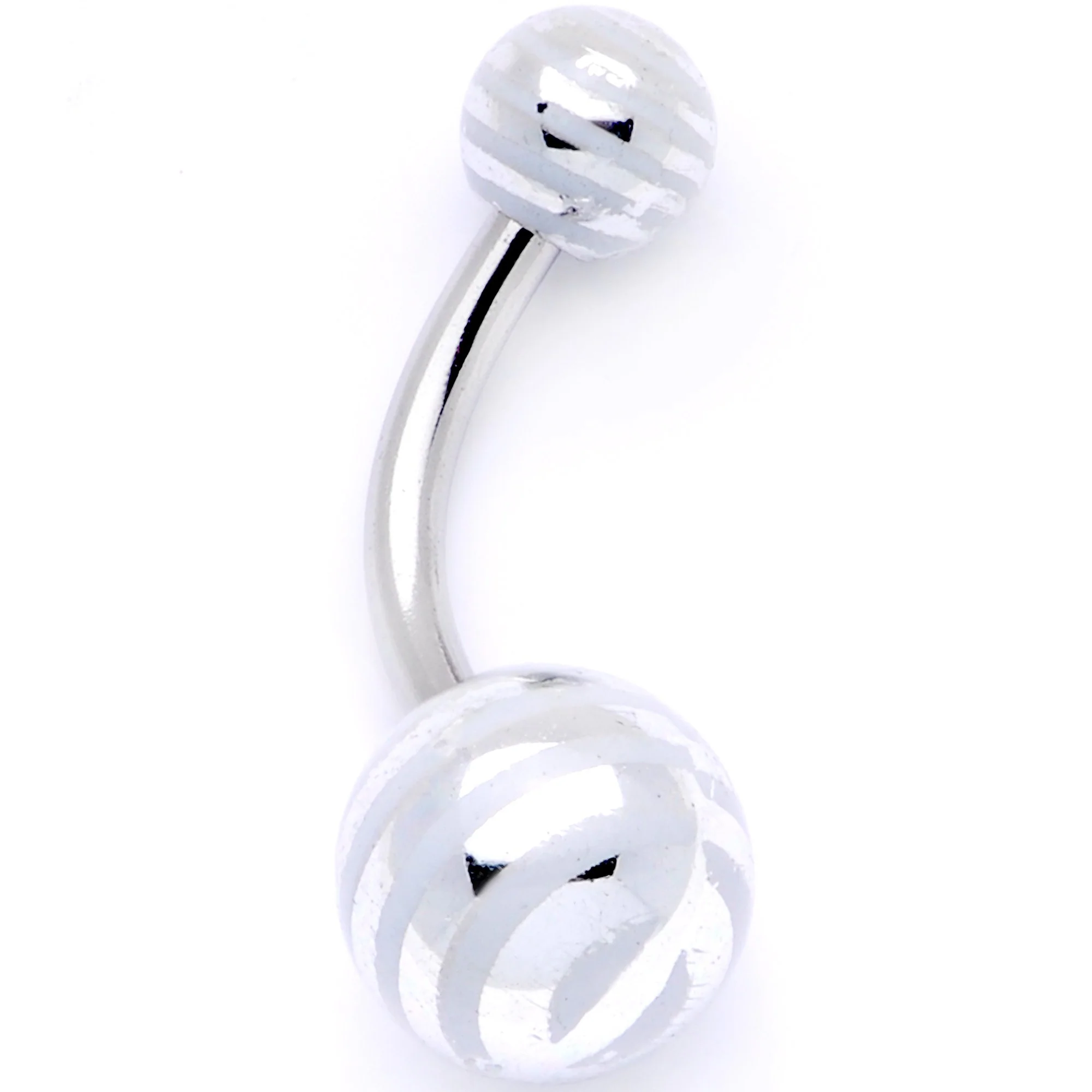 Pastel Stripes Party Pack Belly Ring Set of 4 - Image 7