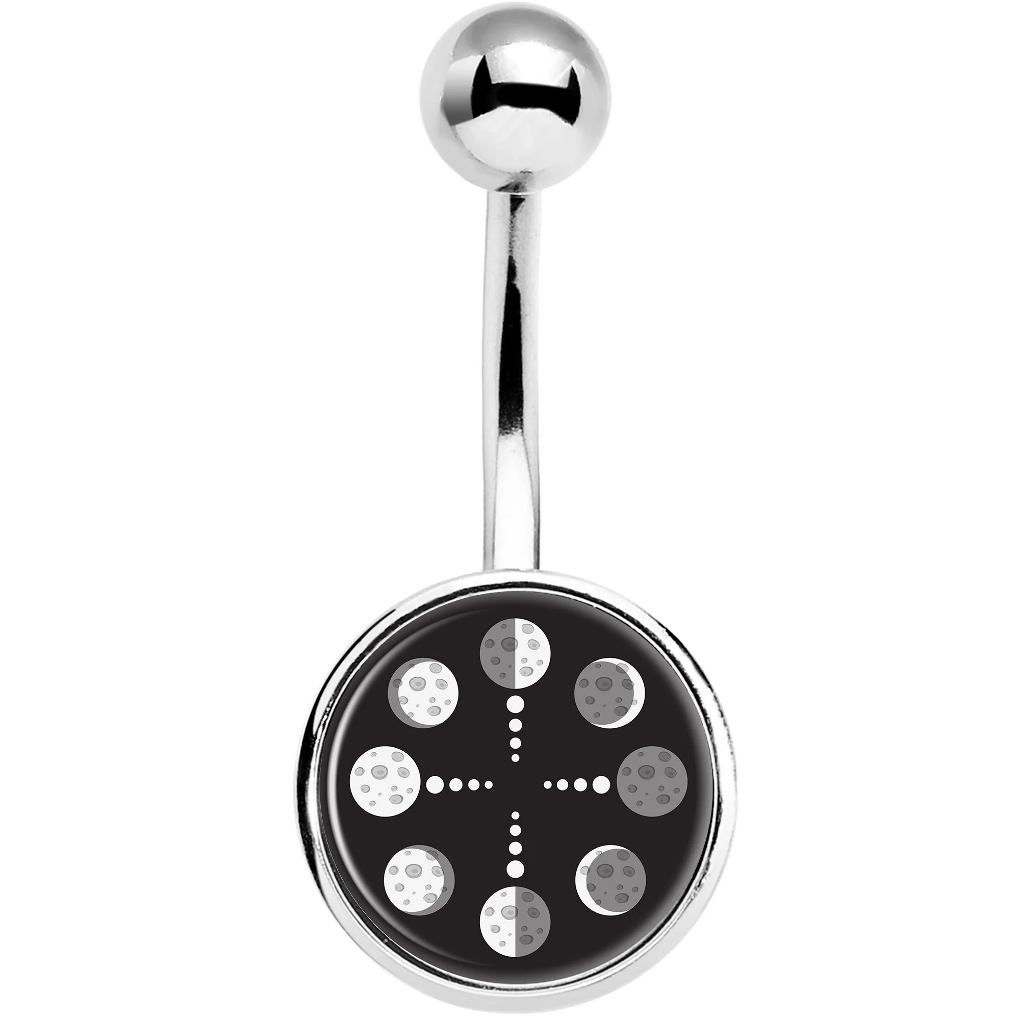 Phases of the Moon Belly Ring - Image 2