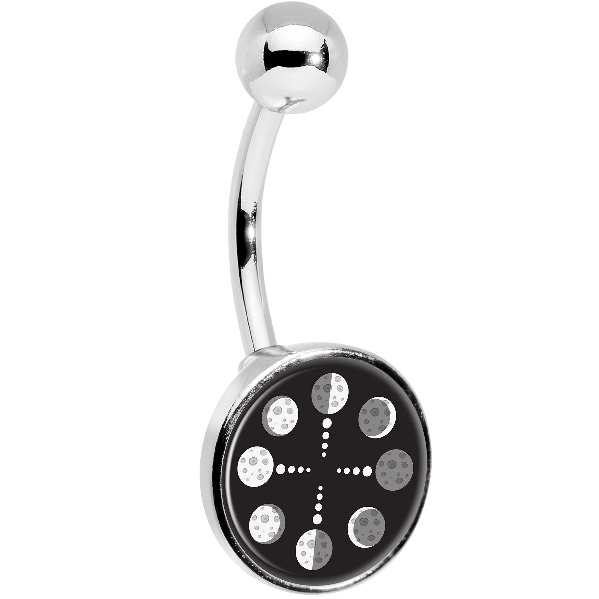 Phases of the Moon Belly Ring - Image 3