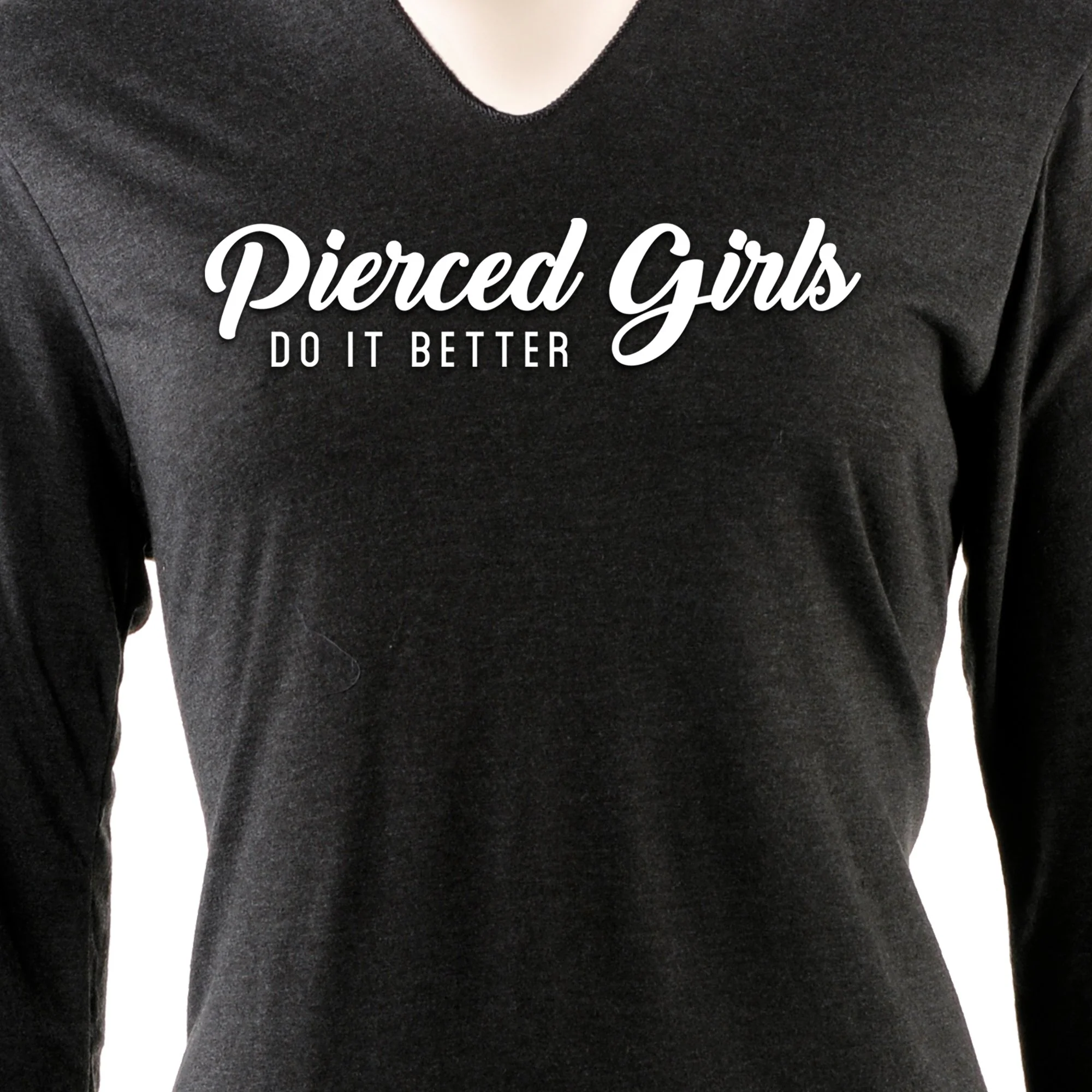 Pierced Girls Do It Better Tapered Long Sleeve Hoodie - Image 3