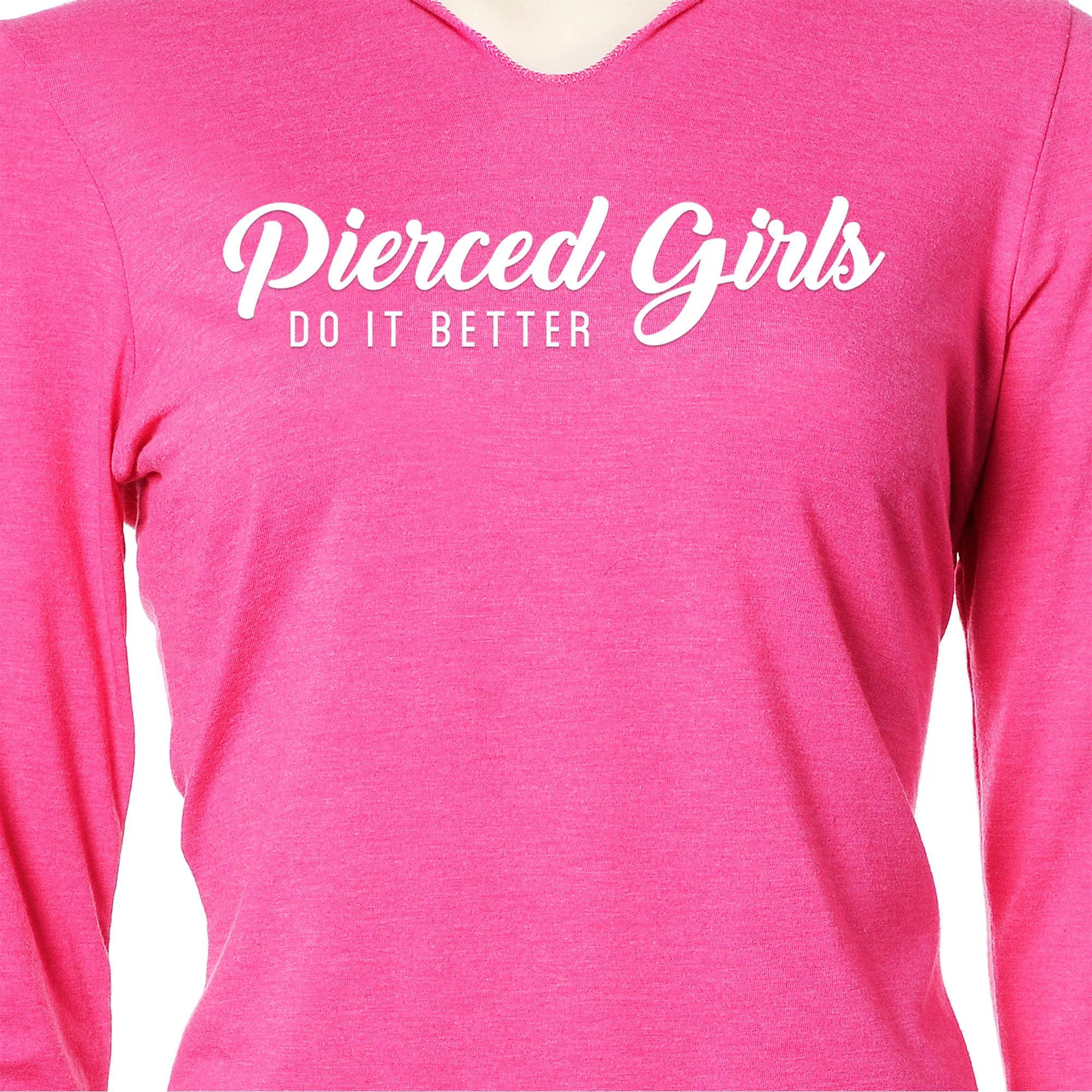 Pierced Girls Do It Better Tapered Long Sleeve Hoodie - Image 6