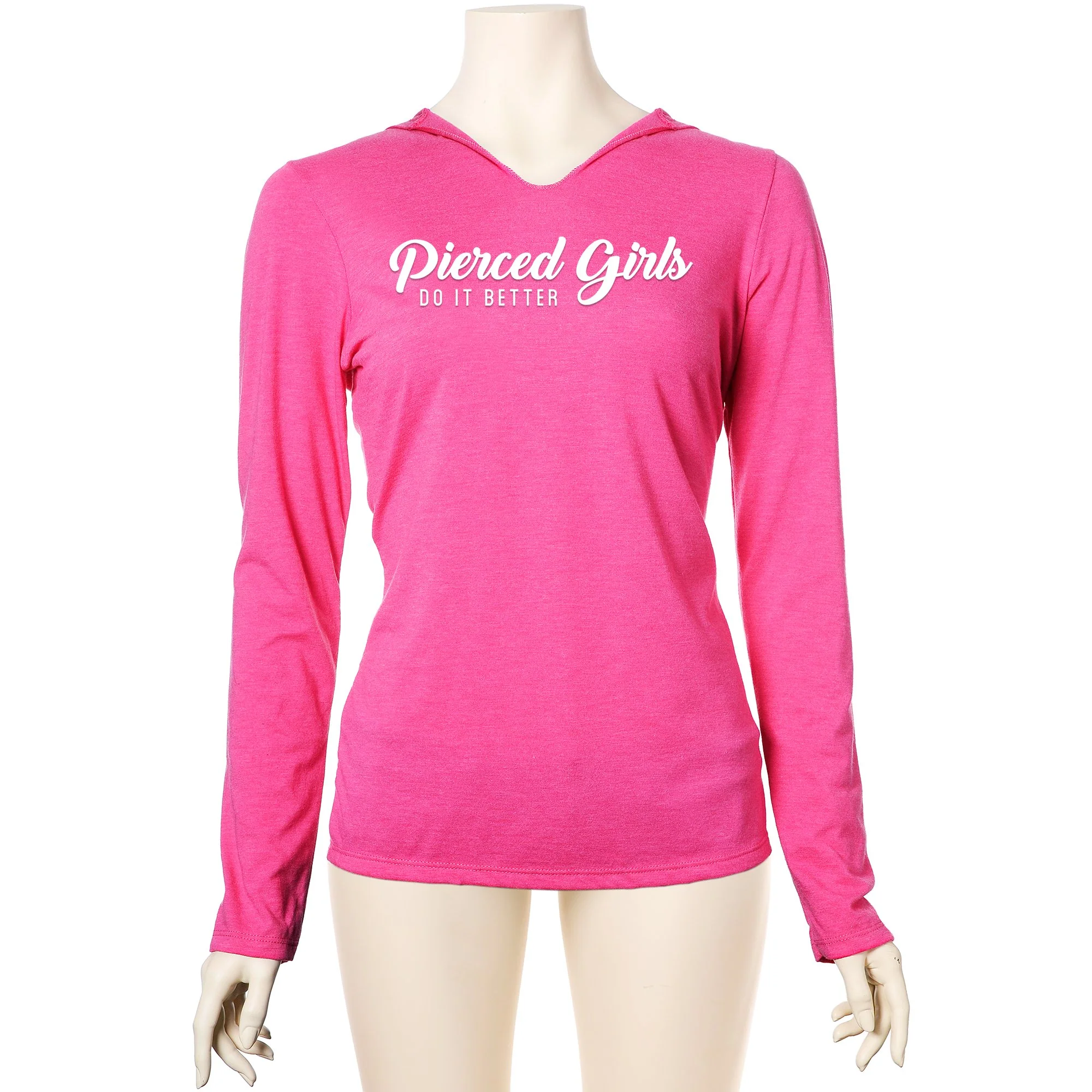 Pierced Girls Do It Better Tapered Long Sleeve Hoodie - Image 7