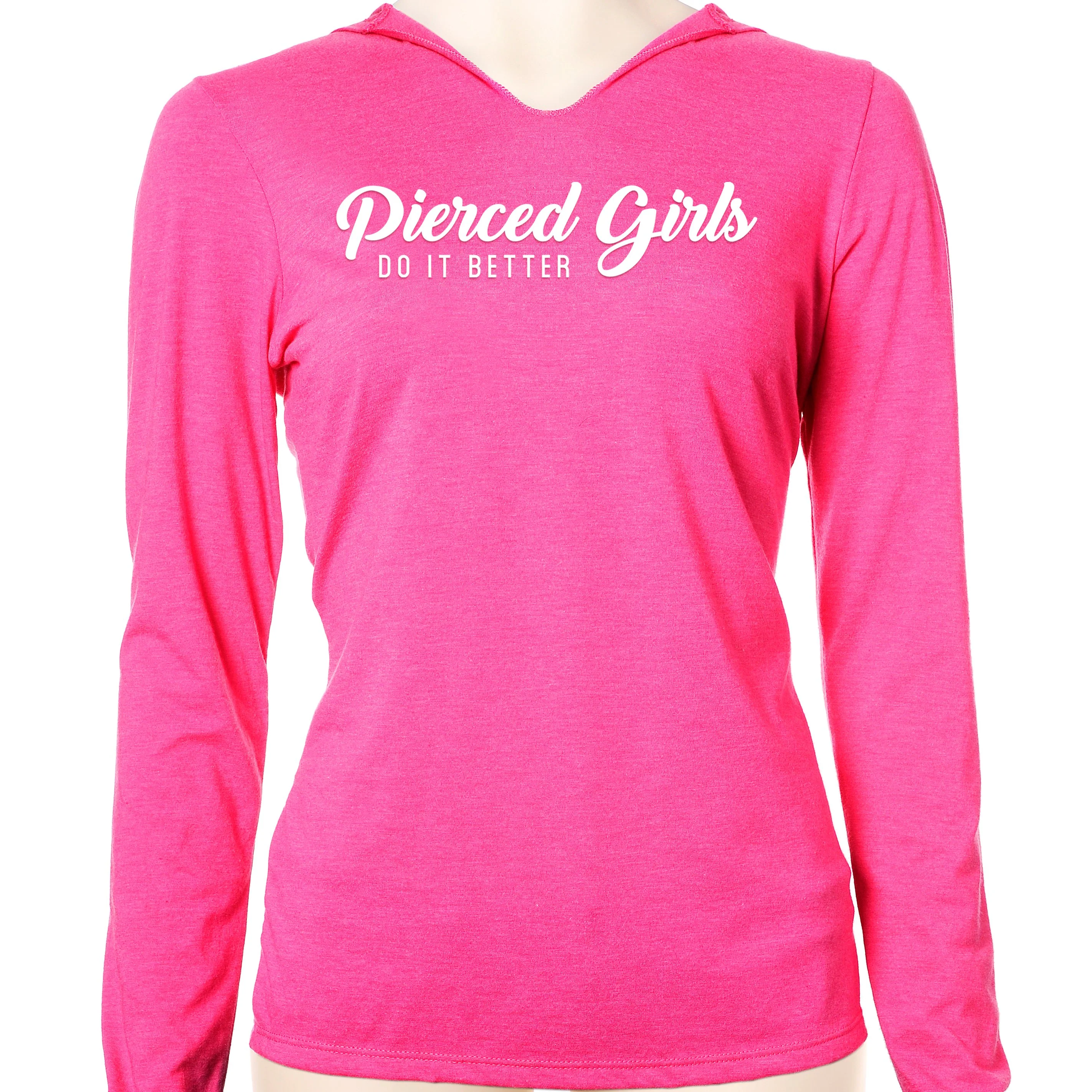 Pierced Girls Do It Better Tapered Long Sleeve Hoodie - Image 9