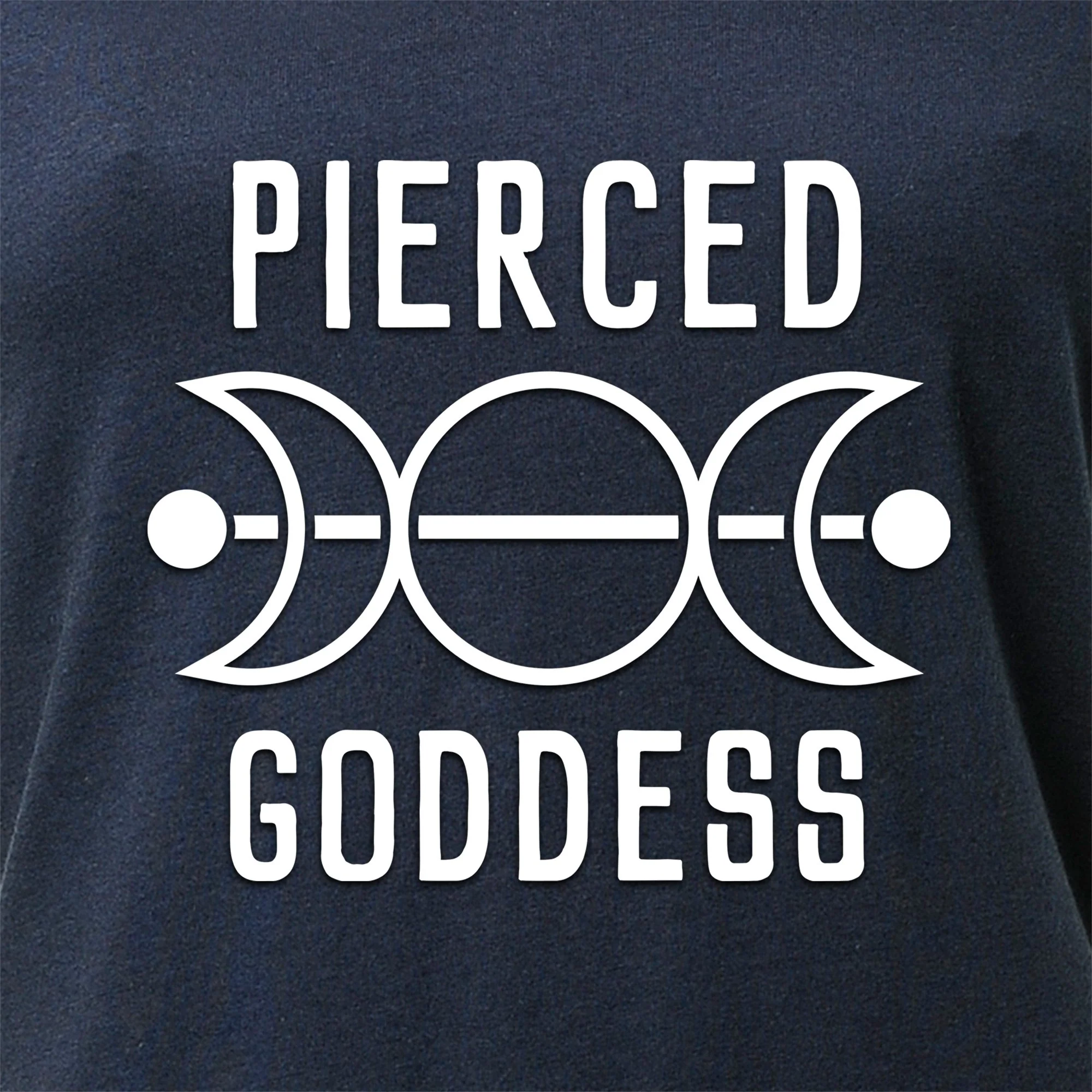 Pierced Goddess Tapered V-Neck Tee Shirt - Image 5
