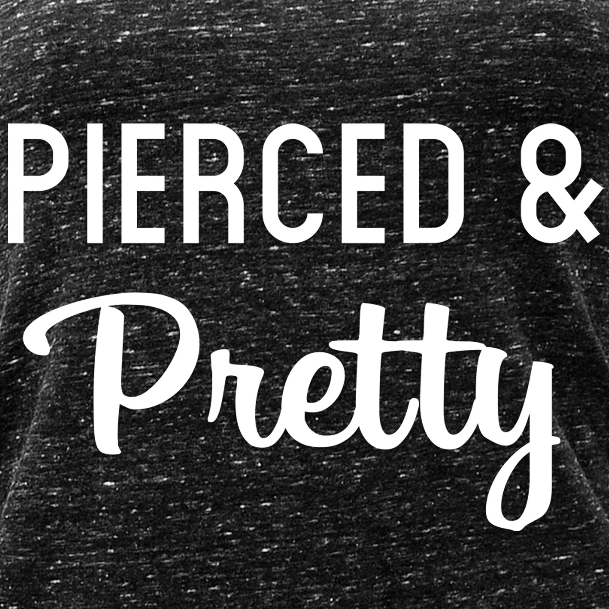 Pierced & Pretty Black Gray Cosmic Twist Back Tank Top - Image 4