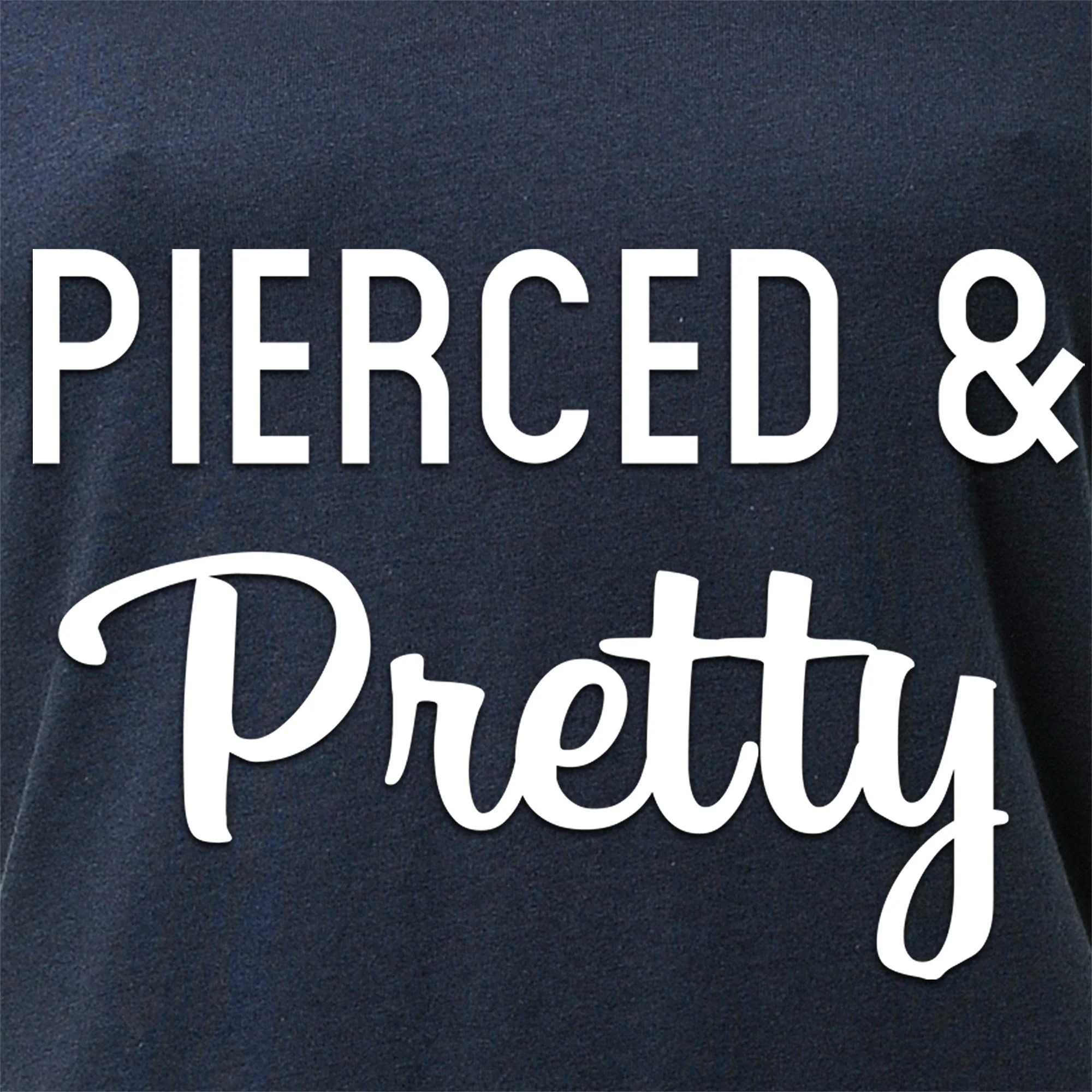 Pierced & Pretty Black Tapered V-Neck Tee Shirt - Image 8