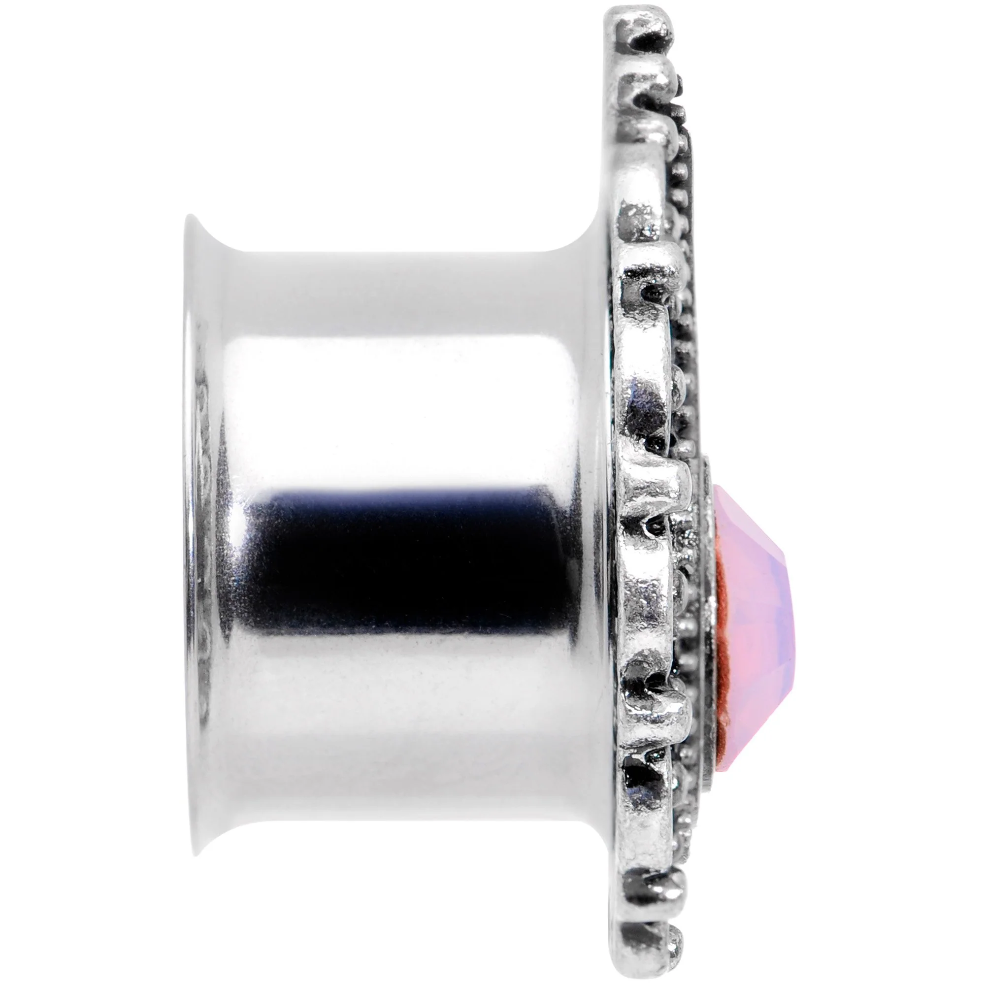 Pink Gem Exotic Teardrop Double Flare Plug Set Sizes 6mm to 16mm - Image 5