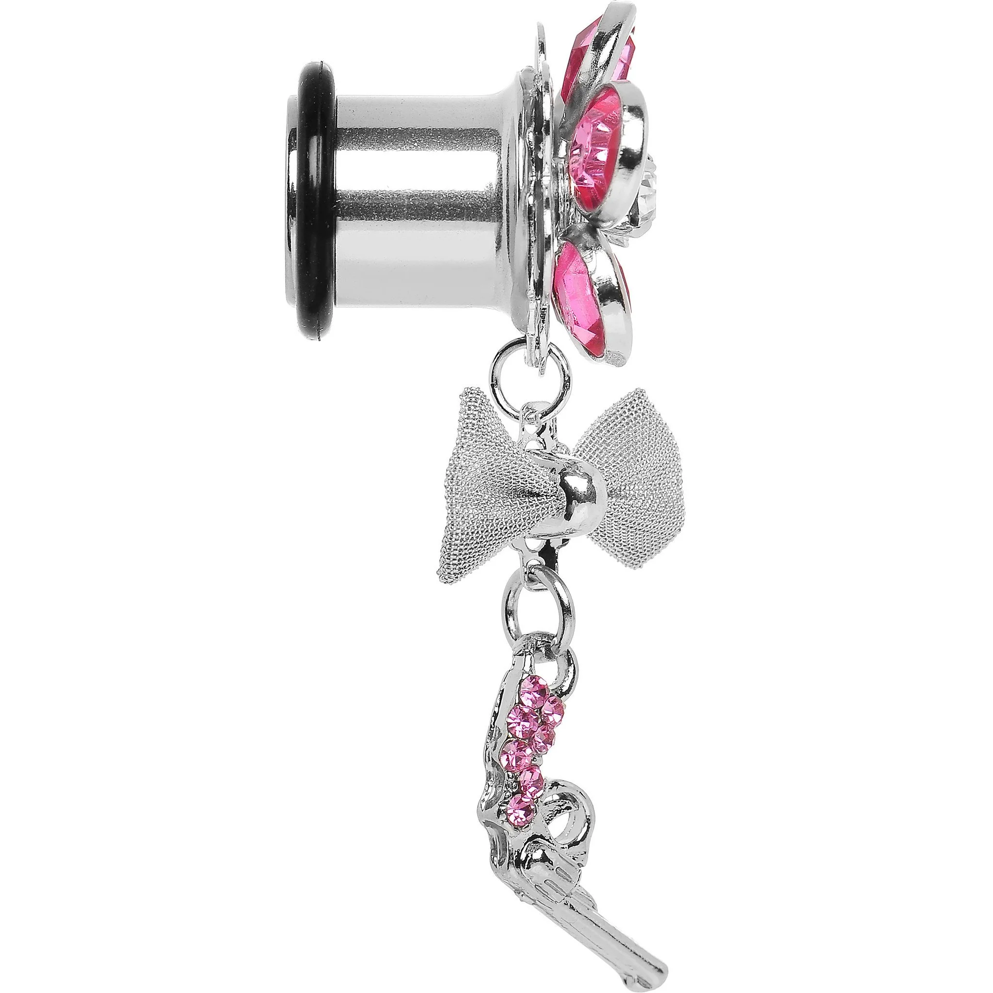 Pink Gem My Lady Flower Gun Dangle Plug Sizes 5mm to 12mm - Image 3