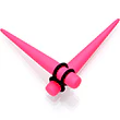 Pink Matte Acrylic Straight Taper Set 2G to 00G - Image 12