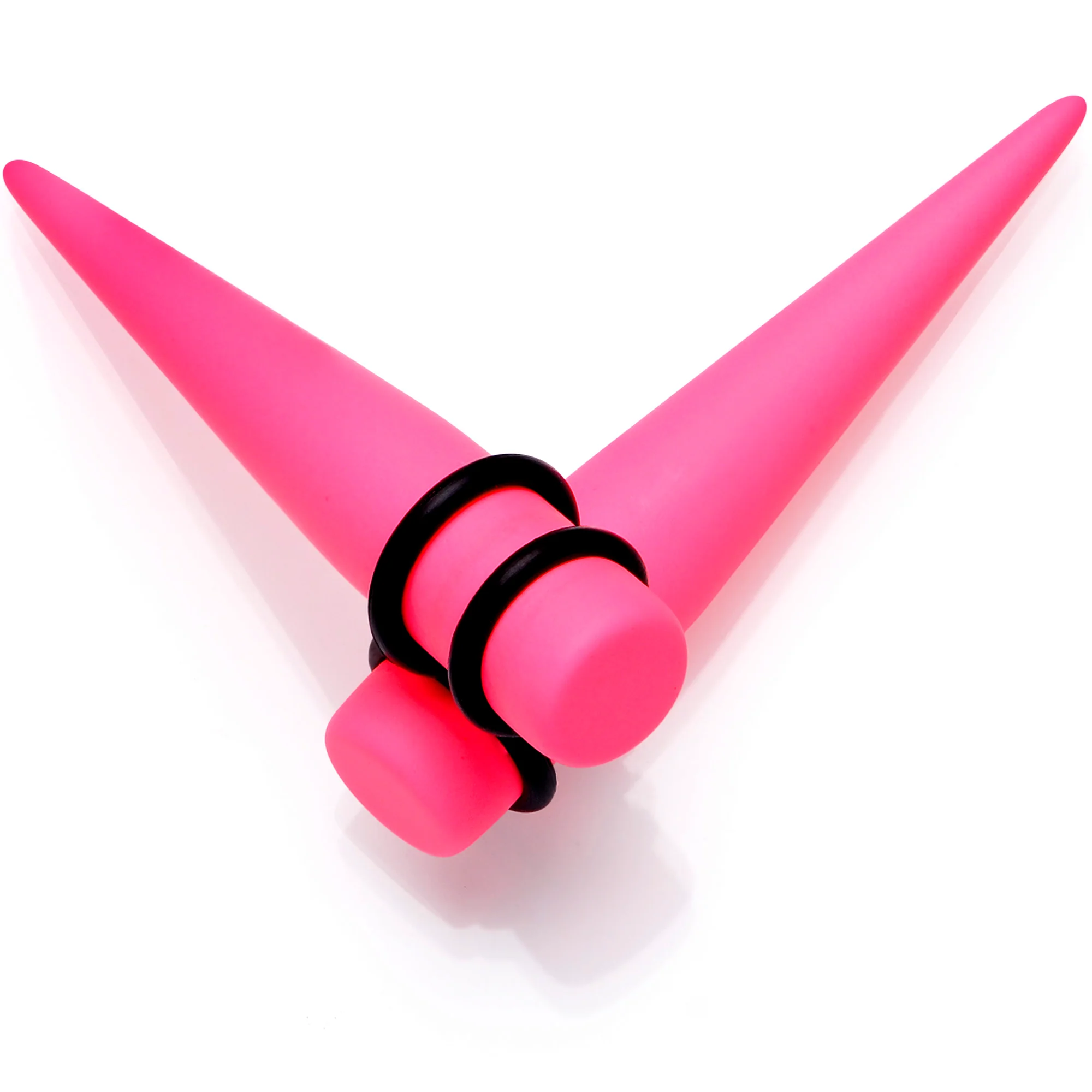Pink Matte Acrylic Straight Taper Set 2G to 00G - Image 13