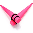 Pink Matte Acrylic Straight Taper Set 2G to 00G - Image 5