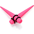 Pink Matte Acrylic Straight Taper Set 2G to 00G - Image 6