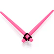 Pink Matte Acrylic Straight Taper Set 2G to 00G - Image 7
