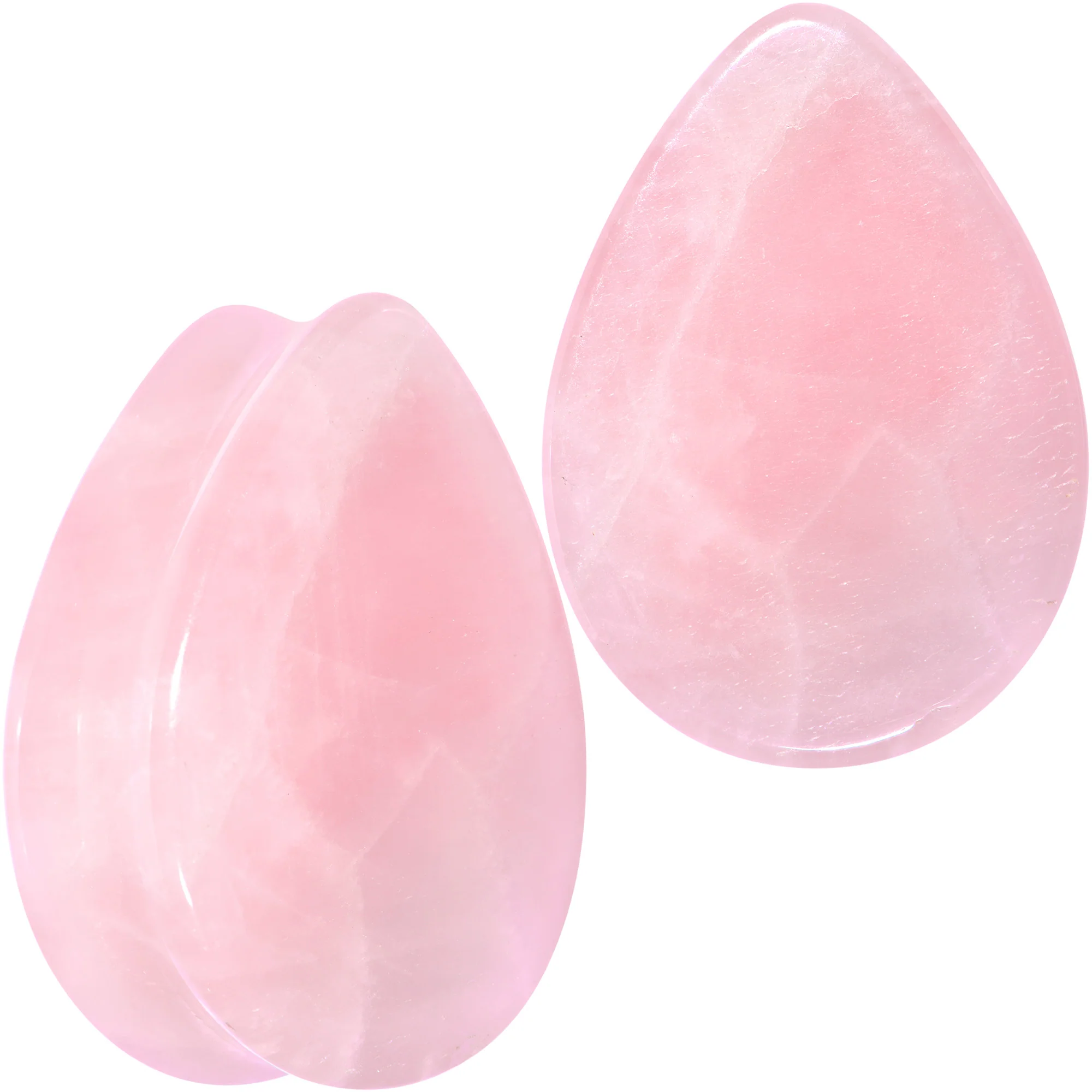 Pink Rose Quartz Drop Saddle Plug Set - Image 10
