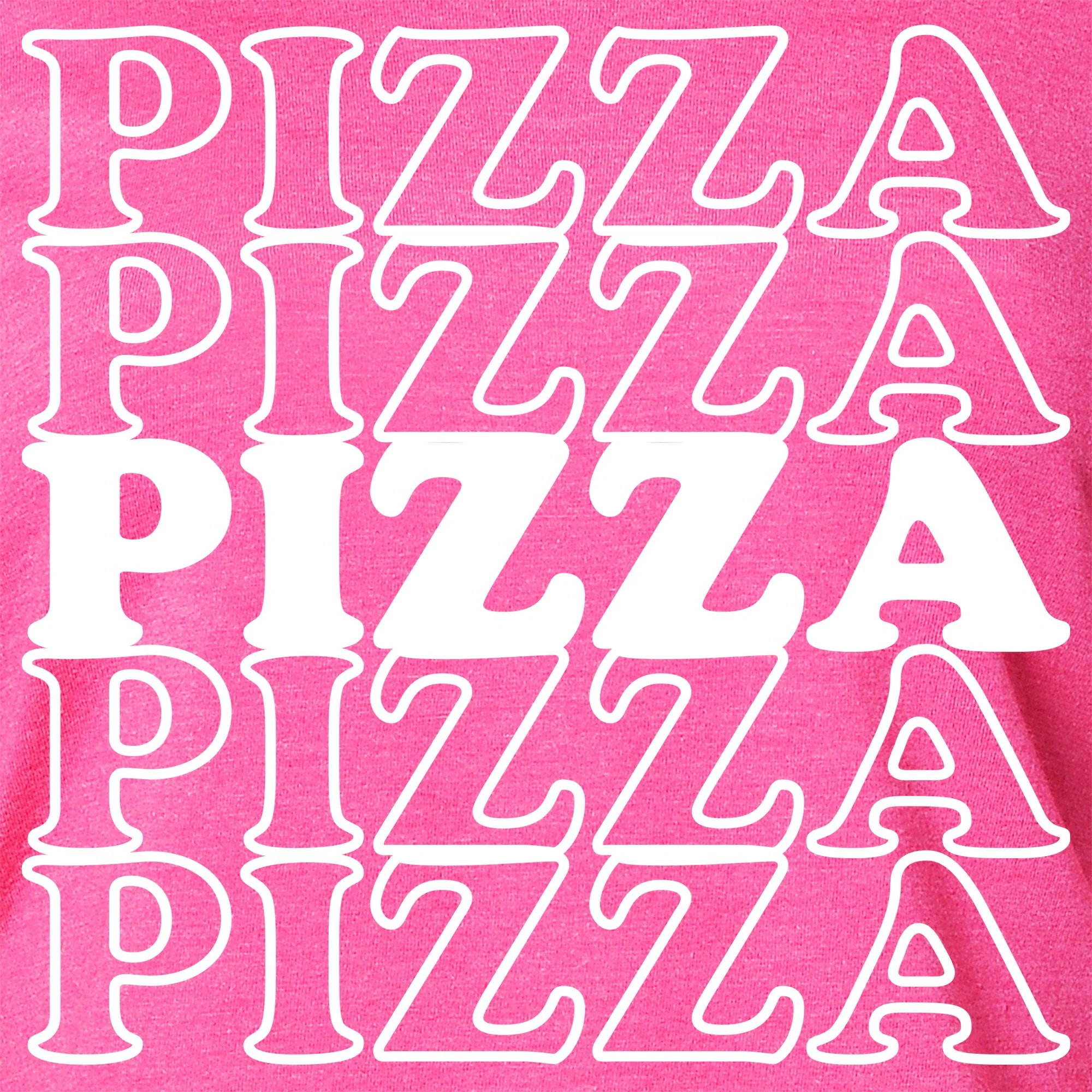 Pizza Pizza Pizza Pizza Pizza Tapered Long Sleeve Hoodie - Image 2