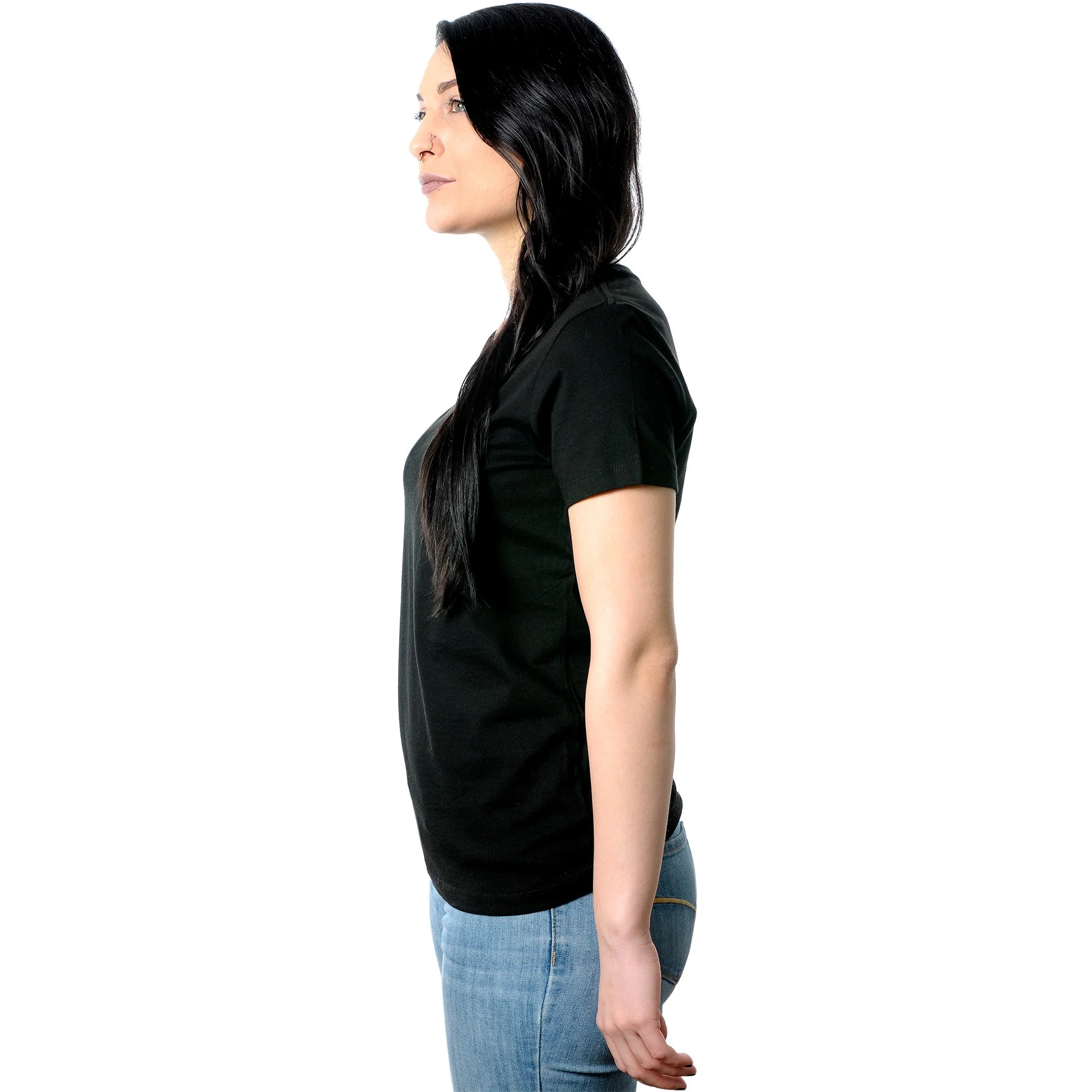 Pizza Pizza Pizza Pizza Pizza Tapered V-Neck Tee Shirt - Image 9