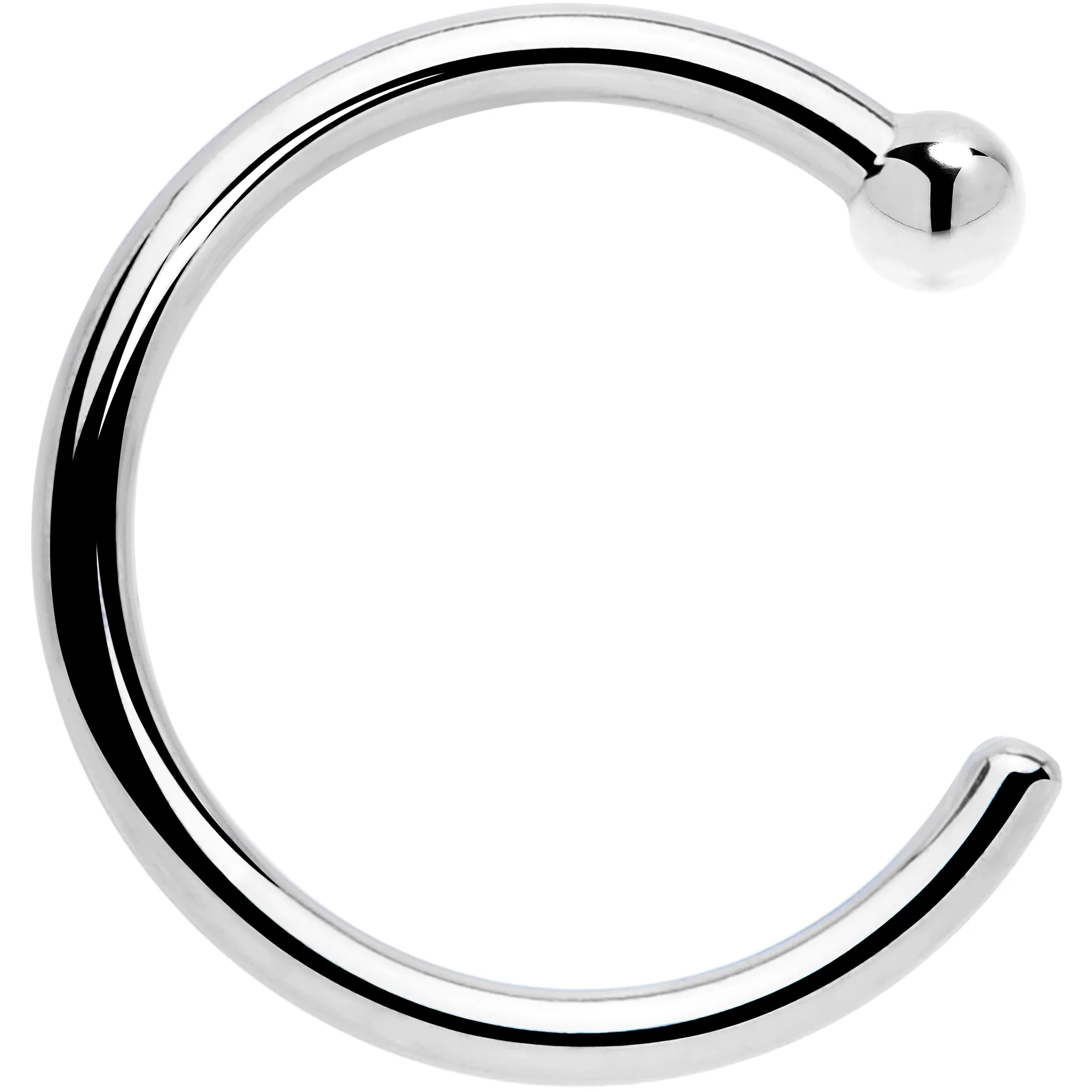 Real Platinum Nose Hoop - Hypoallergenic & Luxurious - Image 11