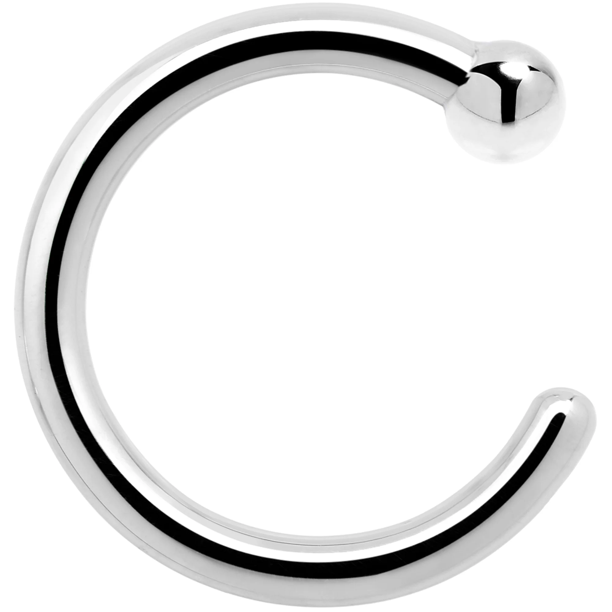 Real Platinum Nose Hoop - Hypoallergenic & Luxurious - Image 6