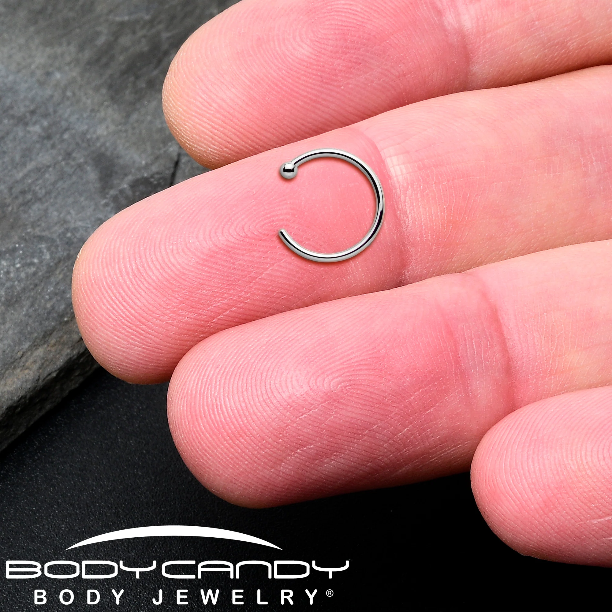 Real Platinum Nose Hoop - Hypoallergenic & Luxurious - Image 7