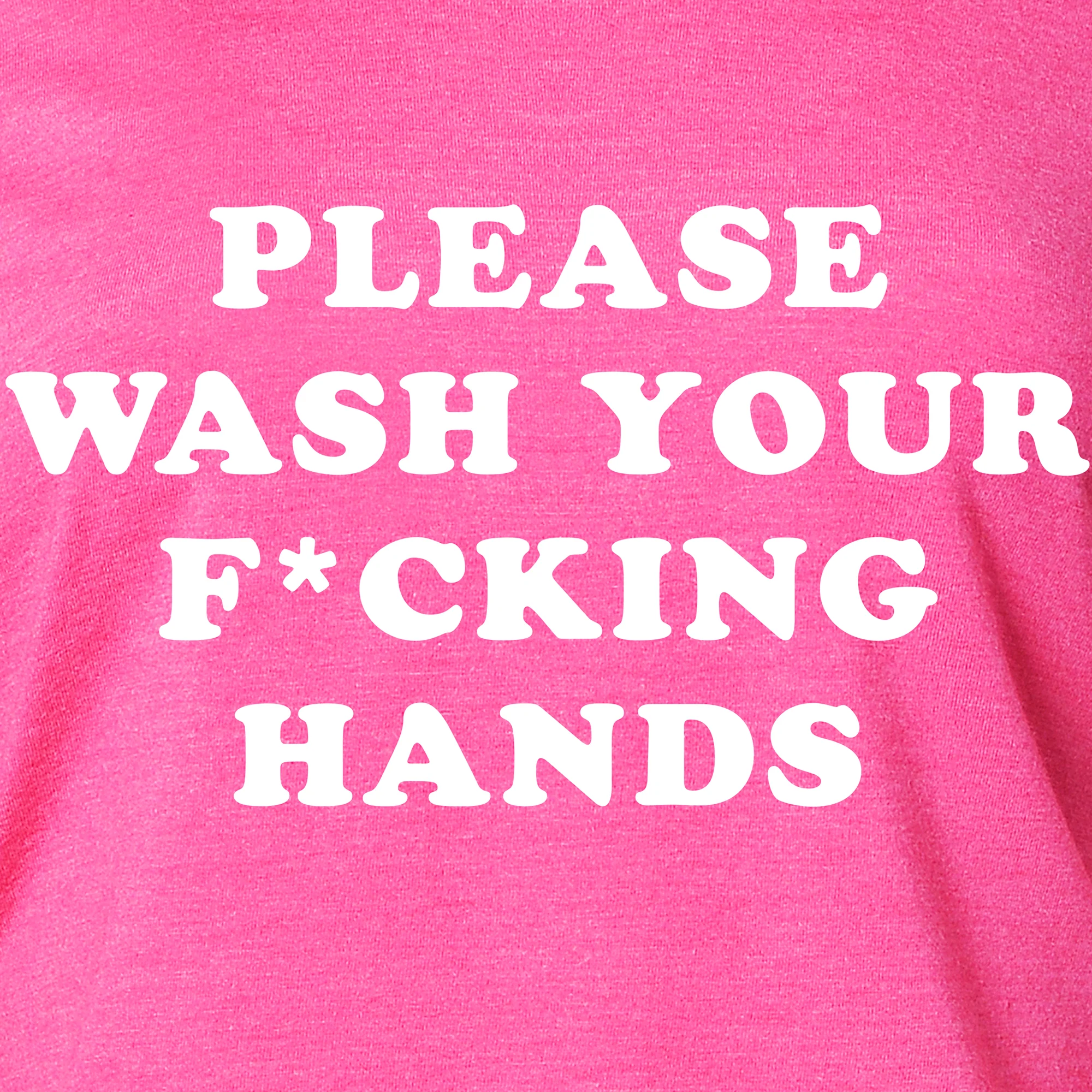Please Wash Your F*cking Hands Tapered Long Sleeve Hoodie - Image 12