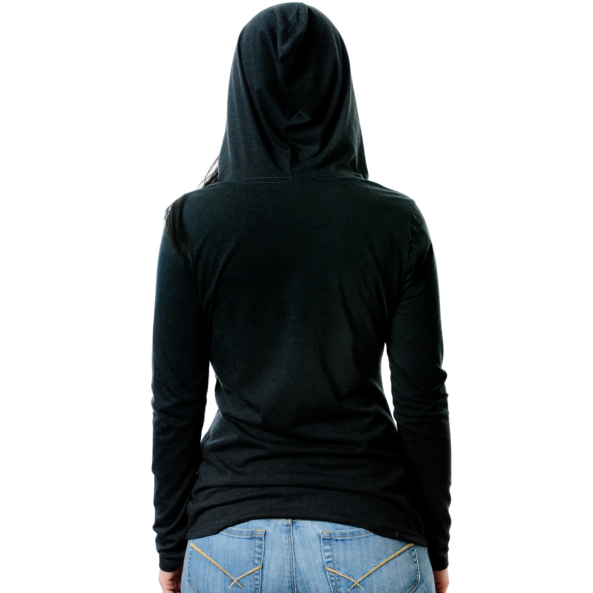 Please Wash Your F*cking Hands Tapered Long Sleeve Hoodie - Image 7