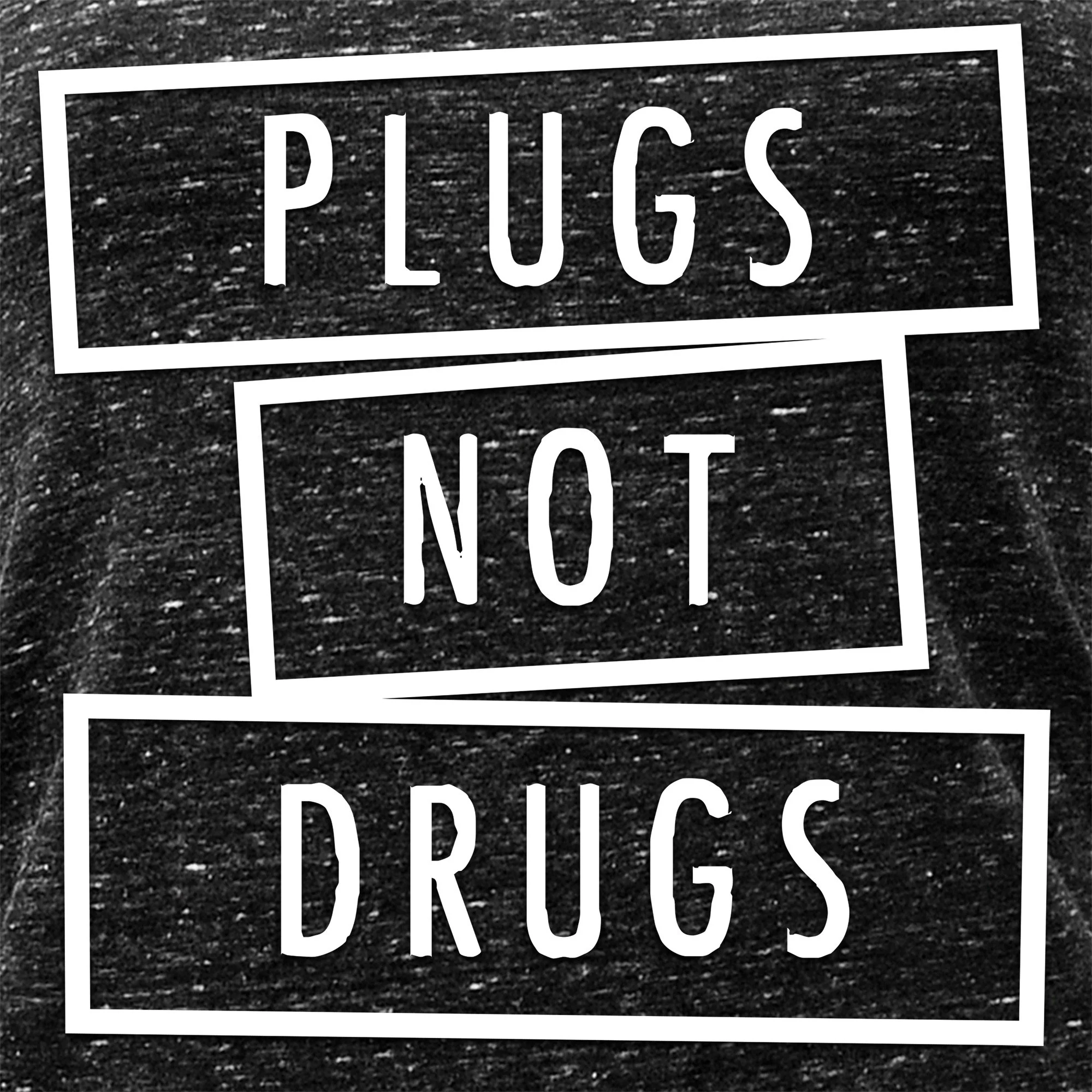 Plugs Not Drugs Black Gray Cosmic Twist Back Tank Top - Image 2