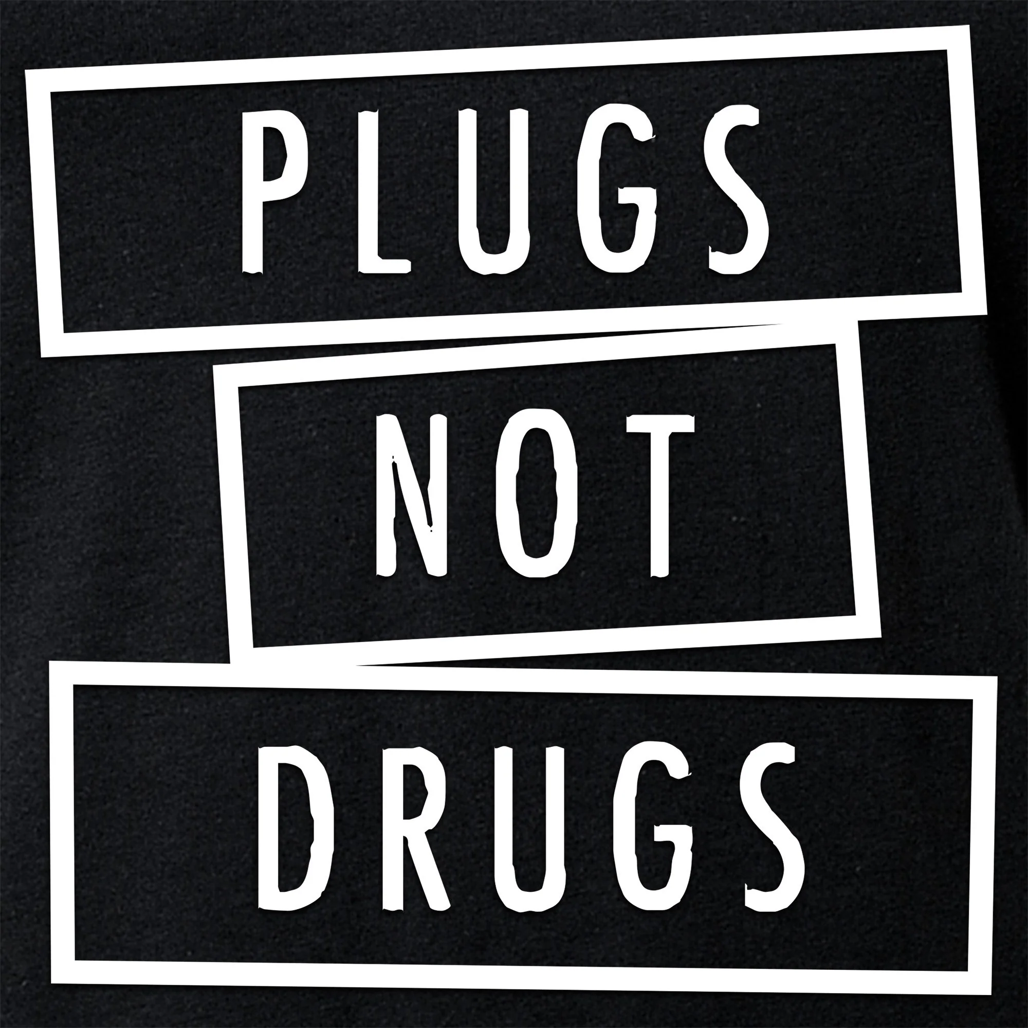 Plugs Not Drugs V-Neck Tee Shirt - Image 5
