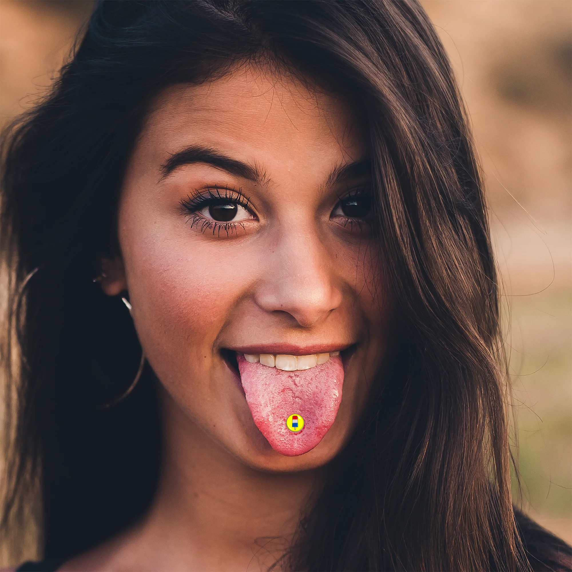 Popsicle Barbell Tongue Ring by Onyx O - Image 3