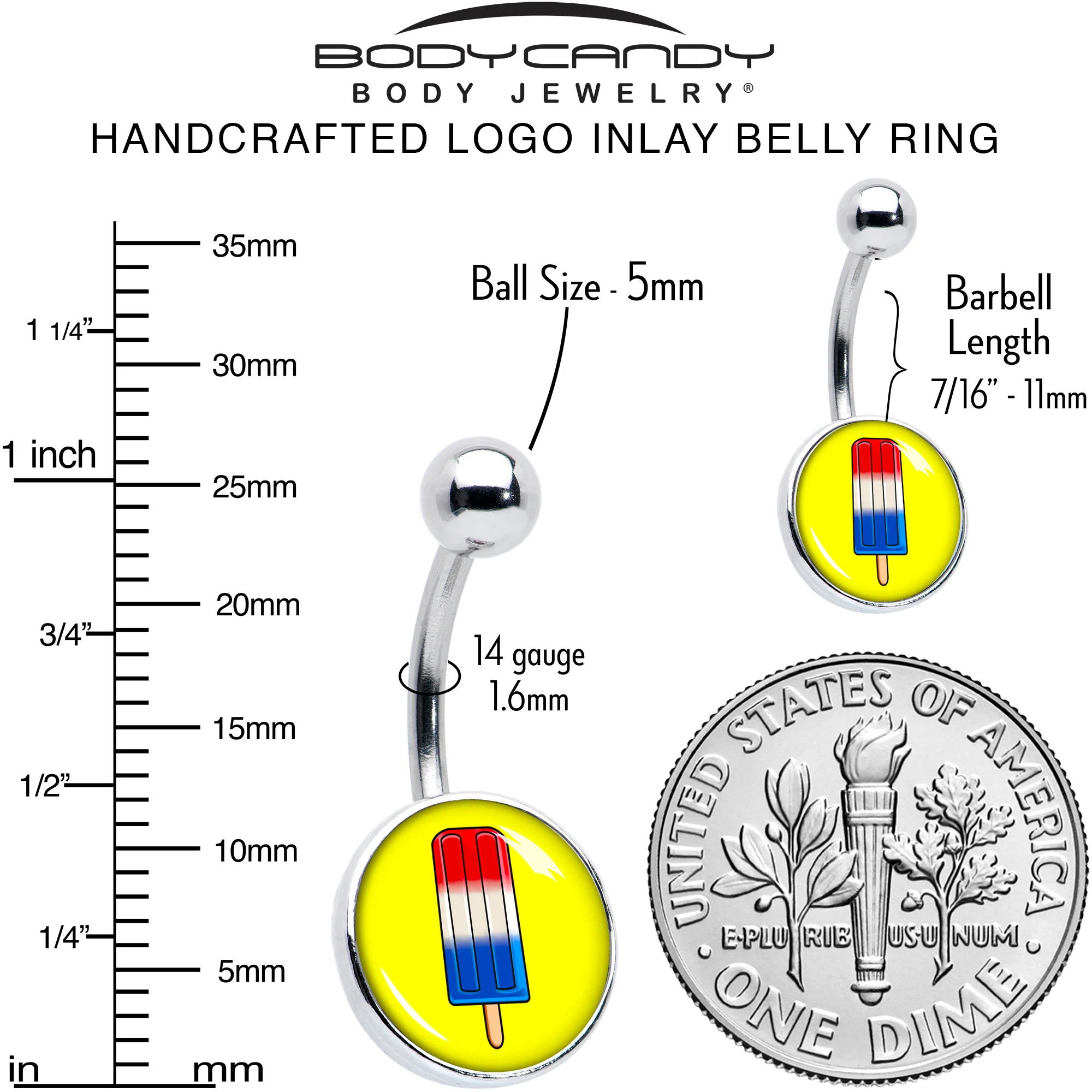 Popsicle Treat Belly Ring by Onyx O - Image 6