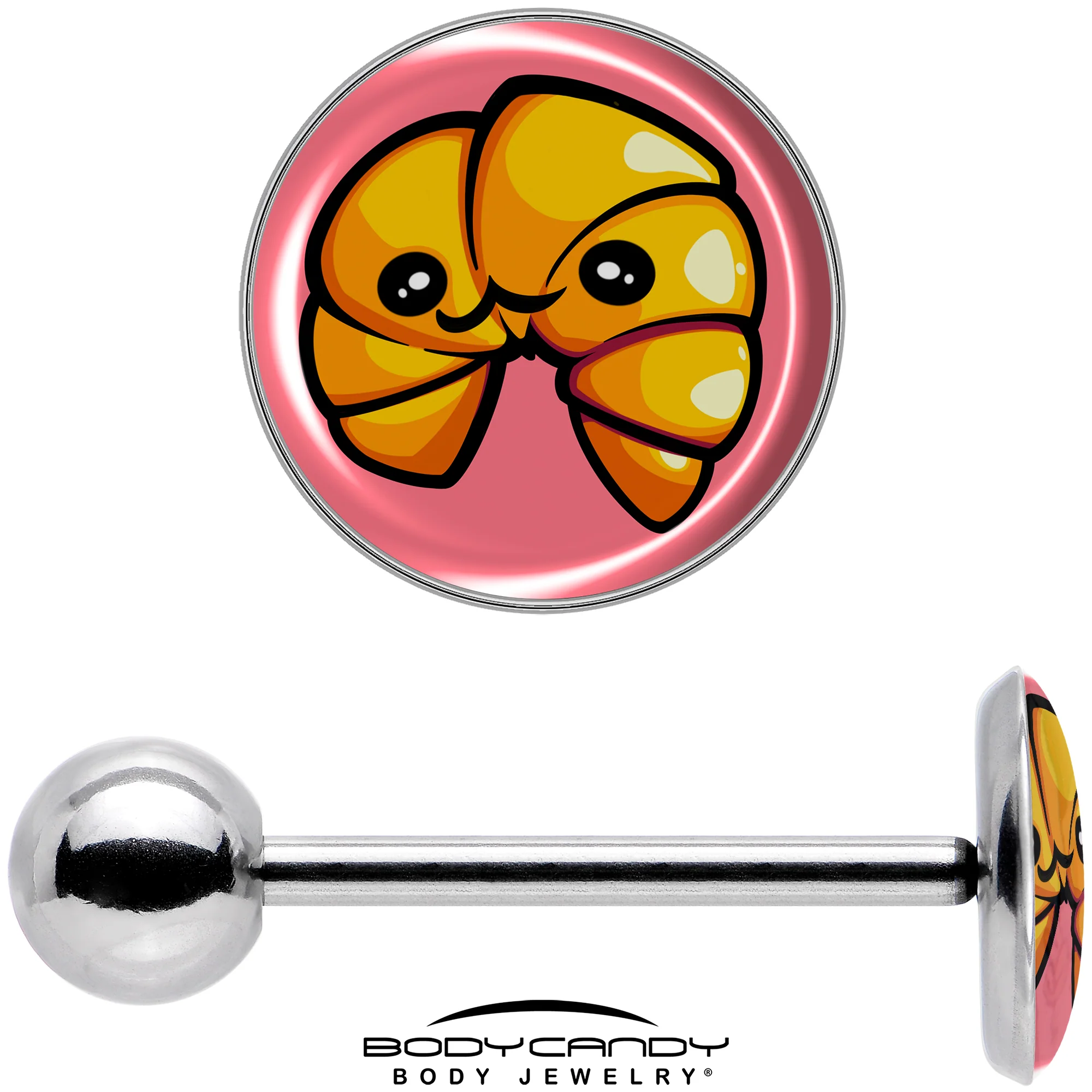 Quaso Croissant Barbell Tongue Ring by Onyx O - Image 7