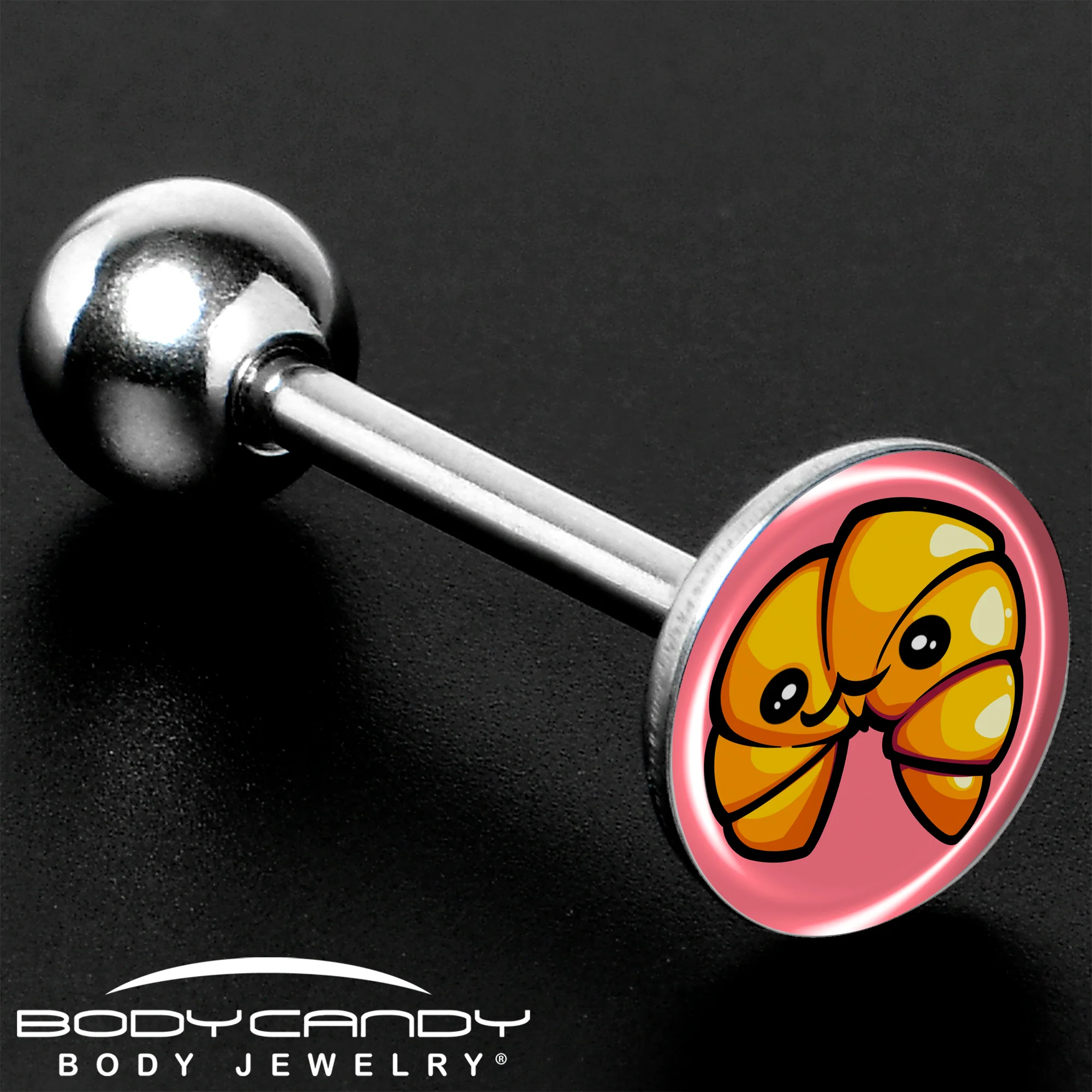 Quaso Croissant Barbell Tongue Ring by Onyx O - Image 8