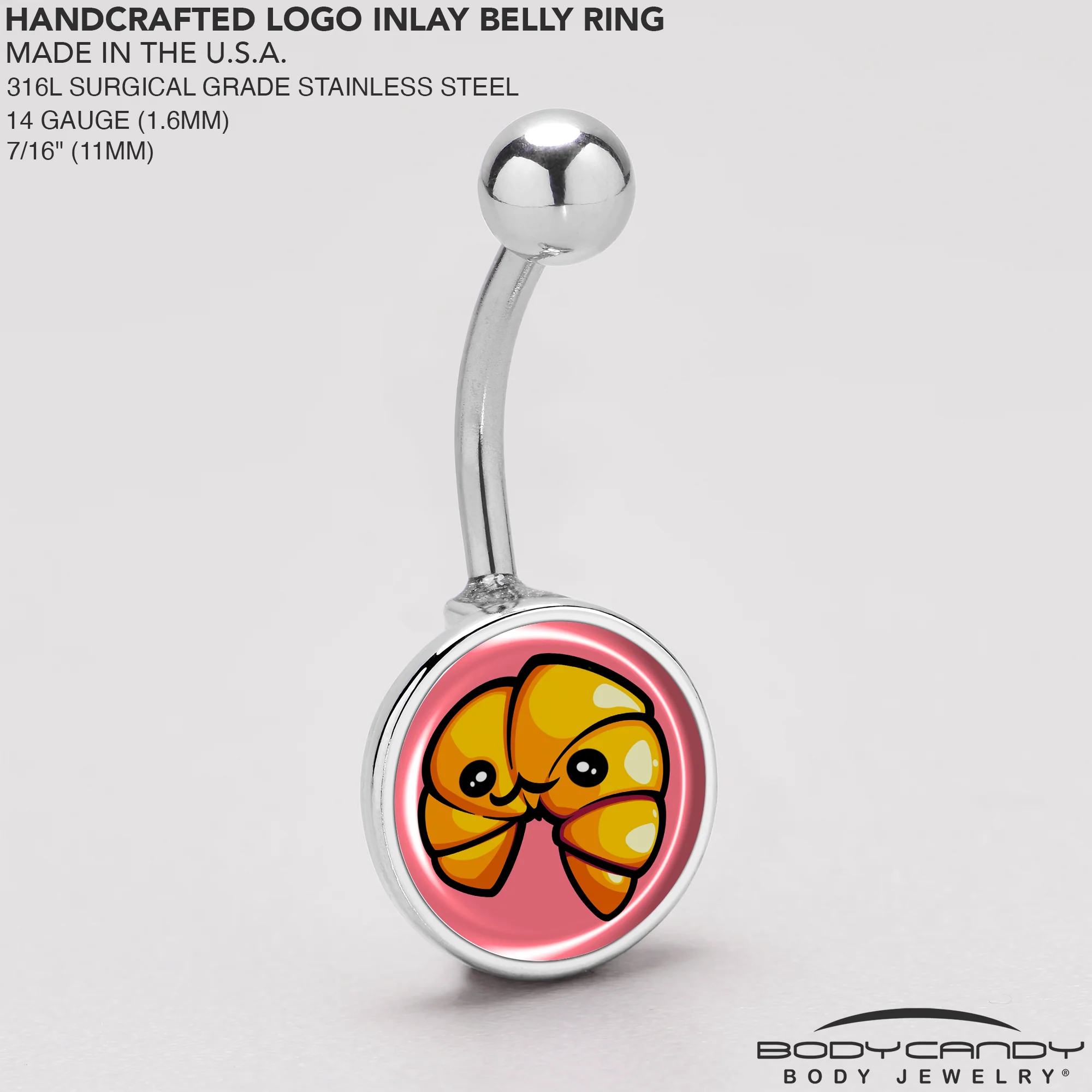 Quaso Croissant Belly Ring by Onyx O - Image 5