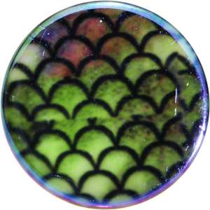 Rainbow Acrylic Magical Mermaid Single Flare Plug Set 4mm to 12mm - Image 3