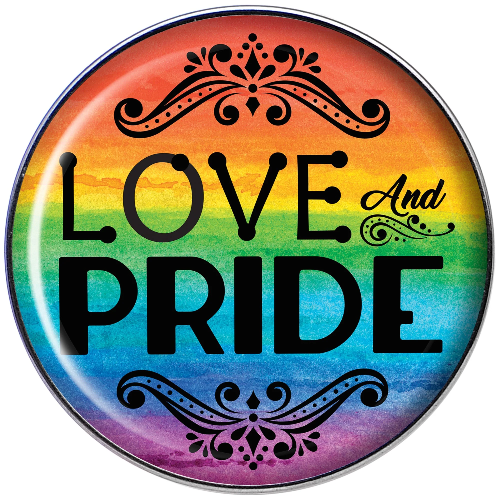 Rainbow Love and Pride Tragus Cartilage Earring - Image 2