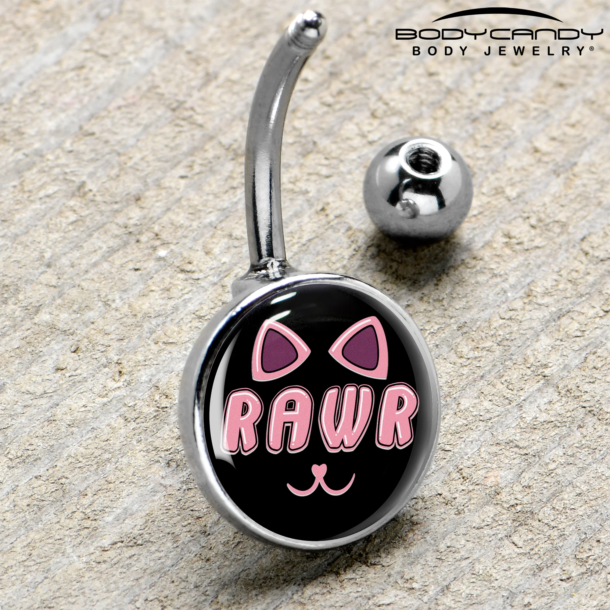 RAWR Kitty Cat Belly Ring by Onyx O - Image 4