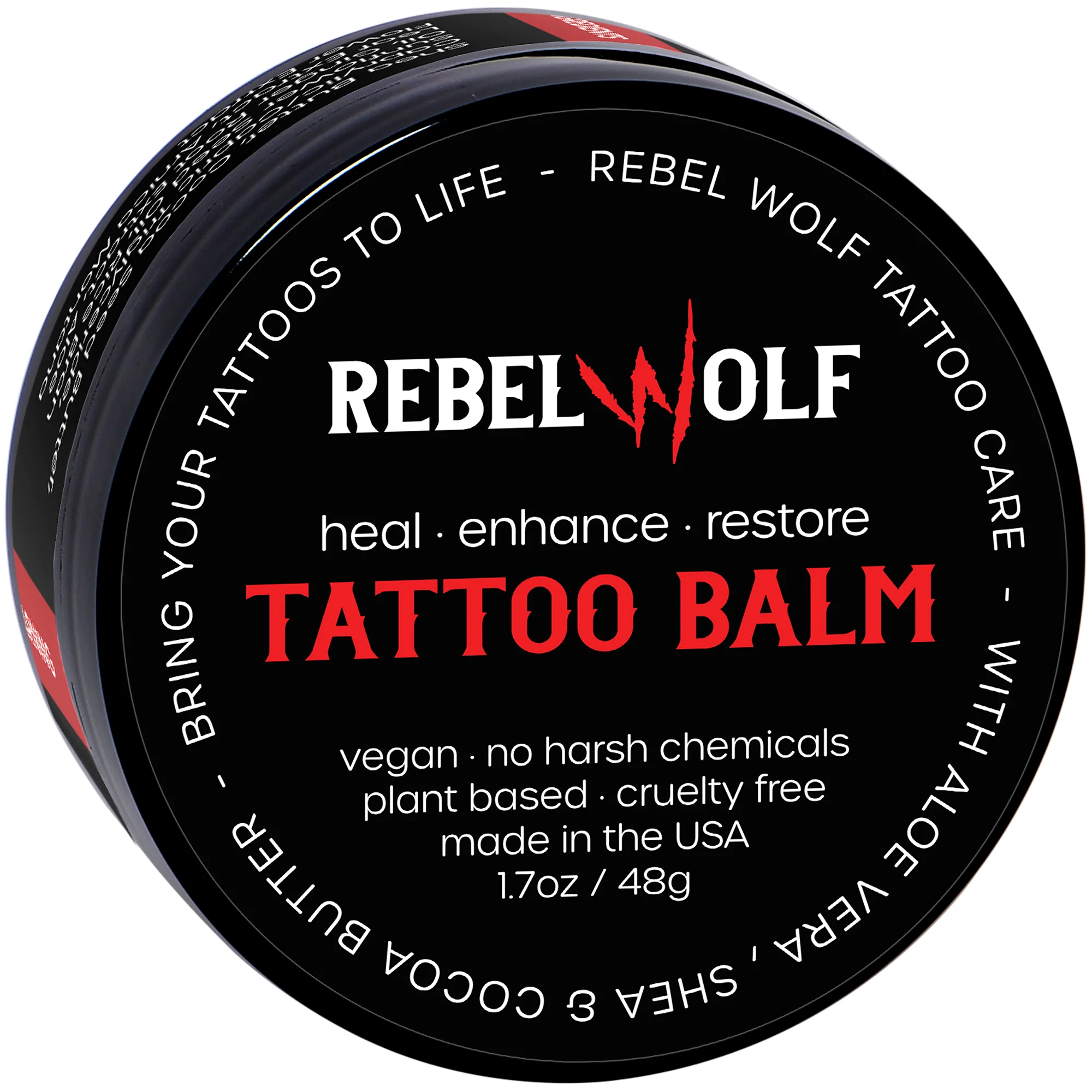 Rebel Wolf Tattoo Aftercare Tattoo Balm - Image 4