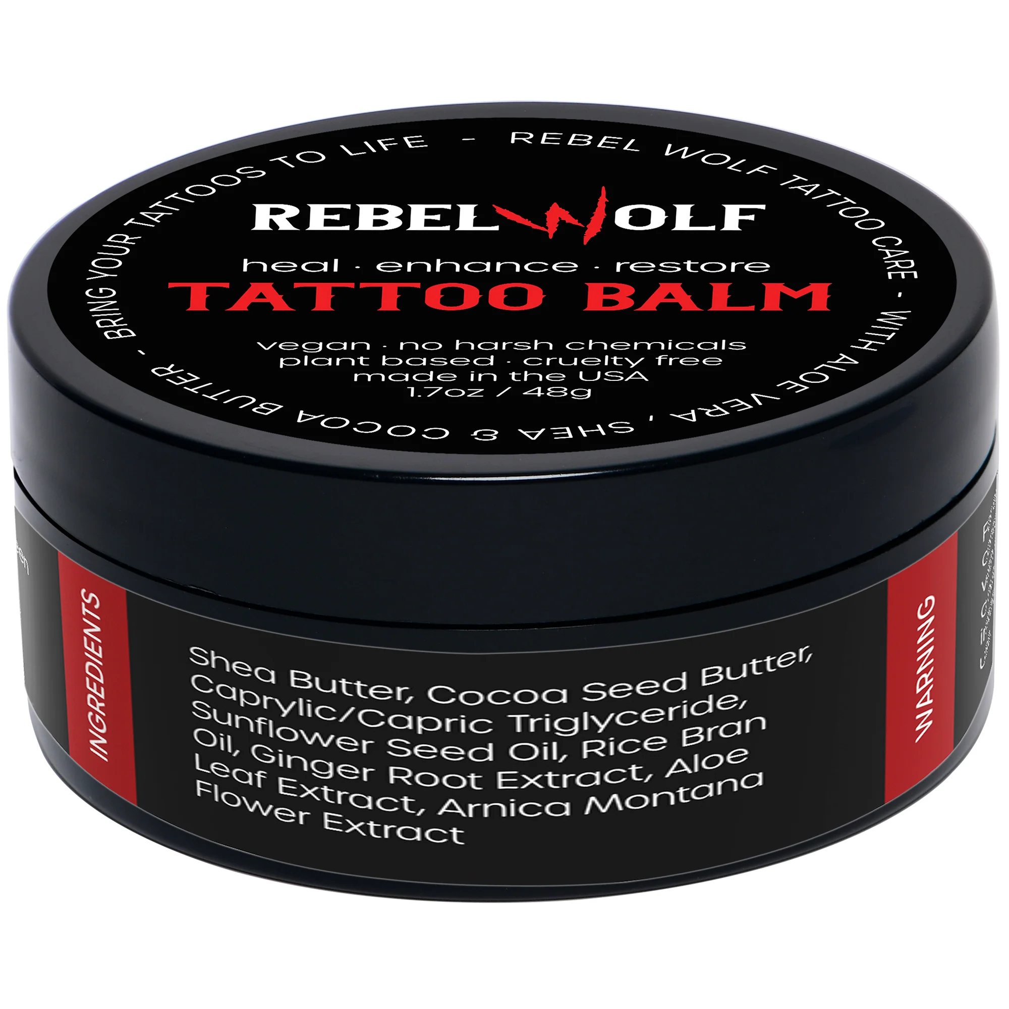 Rebel Wolf Tattoo Aftercare Tattoo Balm - Image 5