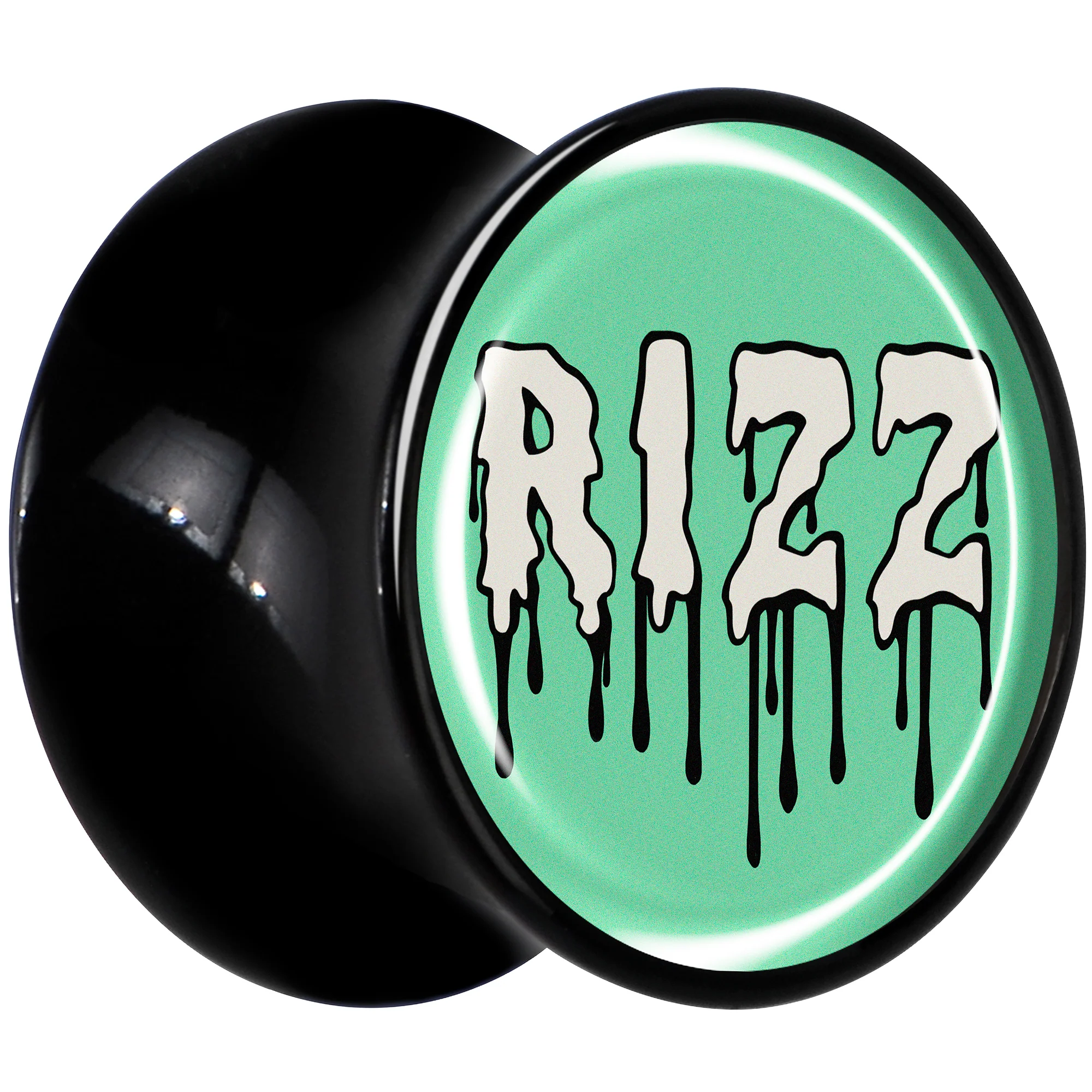 RIZZ Black Acrylic Saddle Plug Set by Onyx O - Image 3