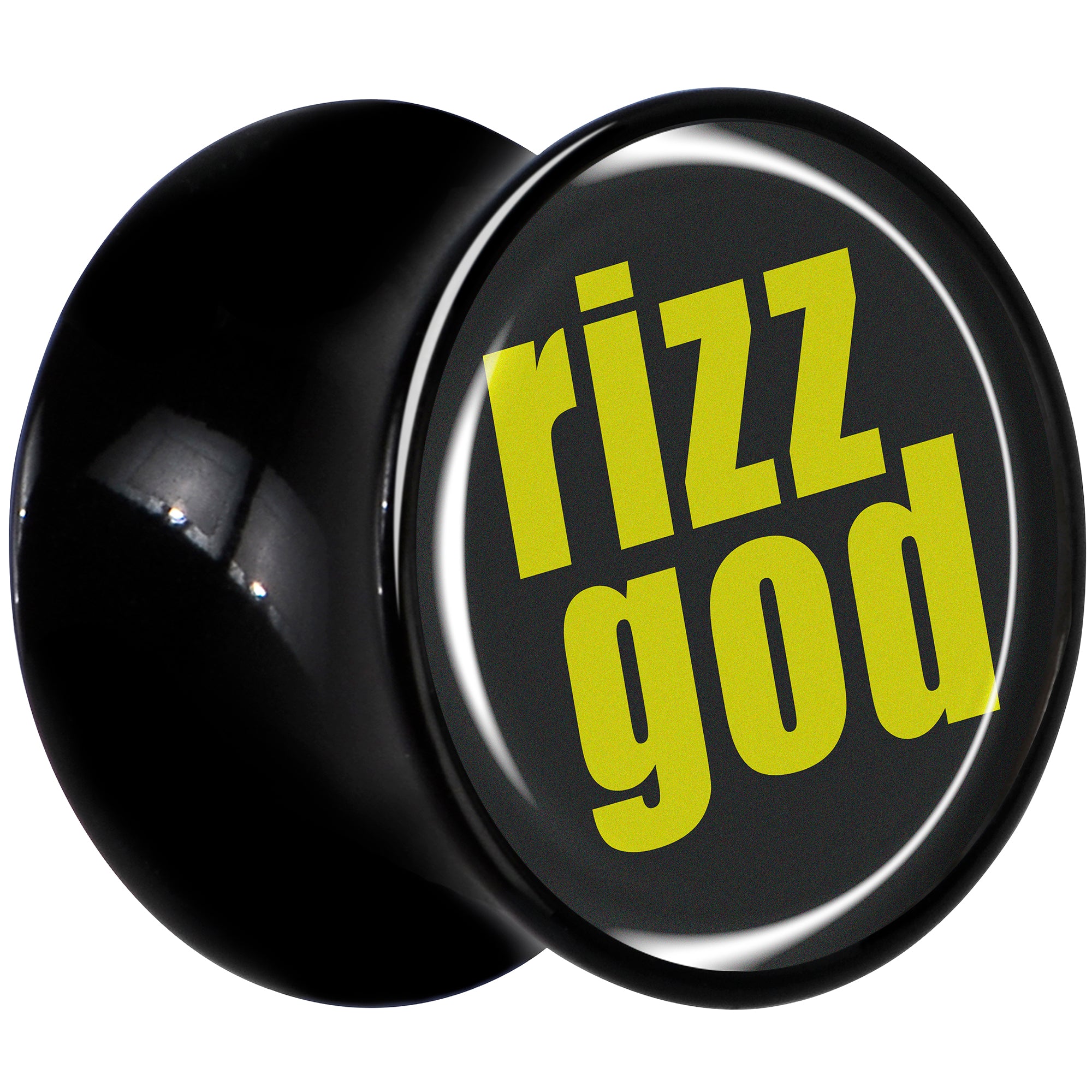 RIZZ GOD Black Acrylic Saddle Plug Set by Onyx O - Image 3