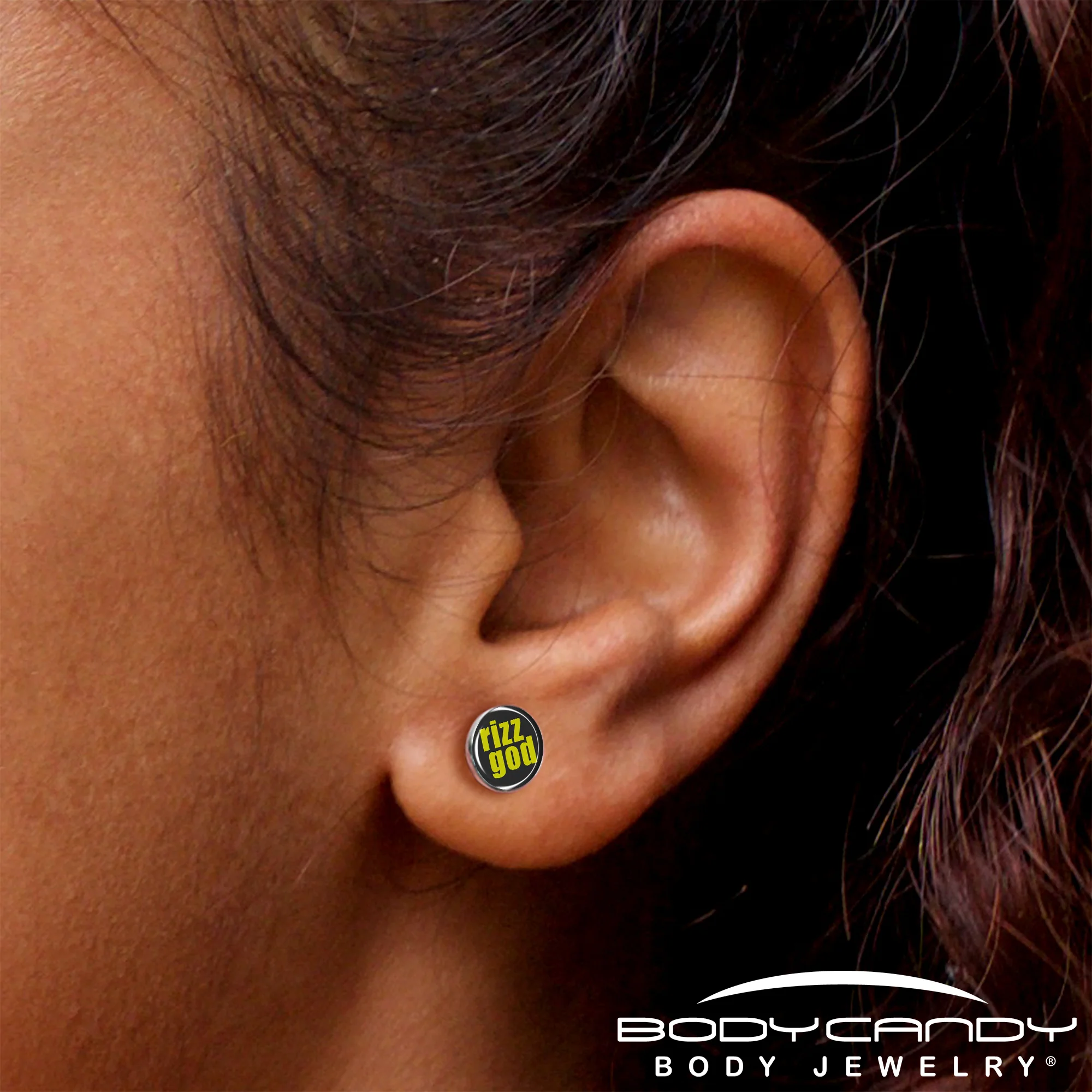 RIZZ GOD Stud Earrings by Onyx O - Image 8