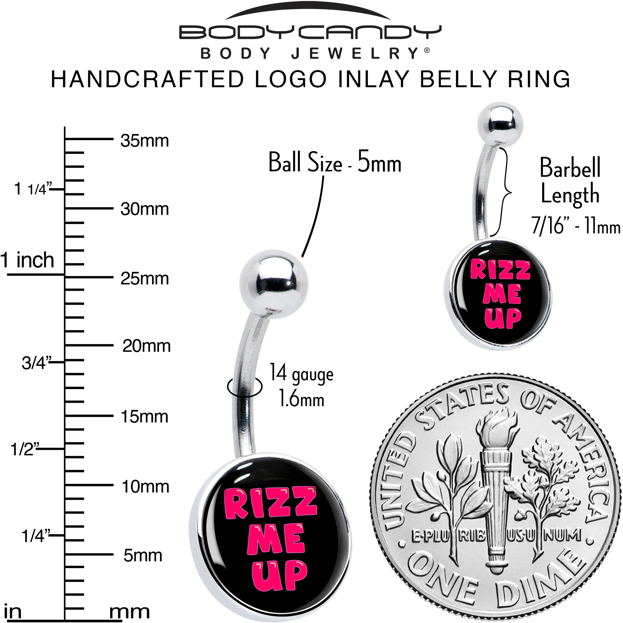 RIZZ ME UP Belly Ring by Onyx O - Image 6