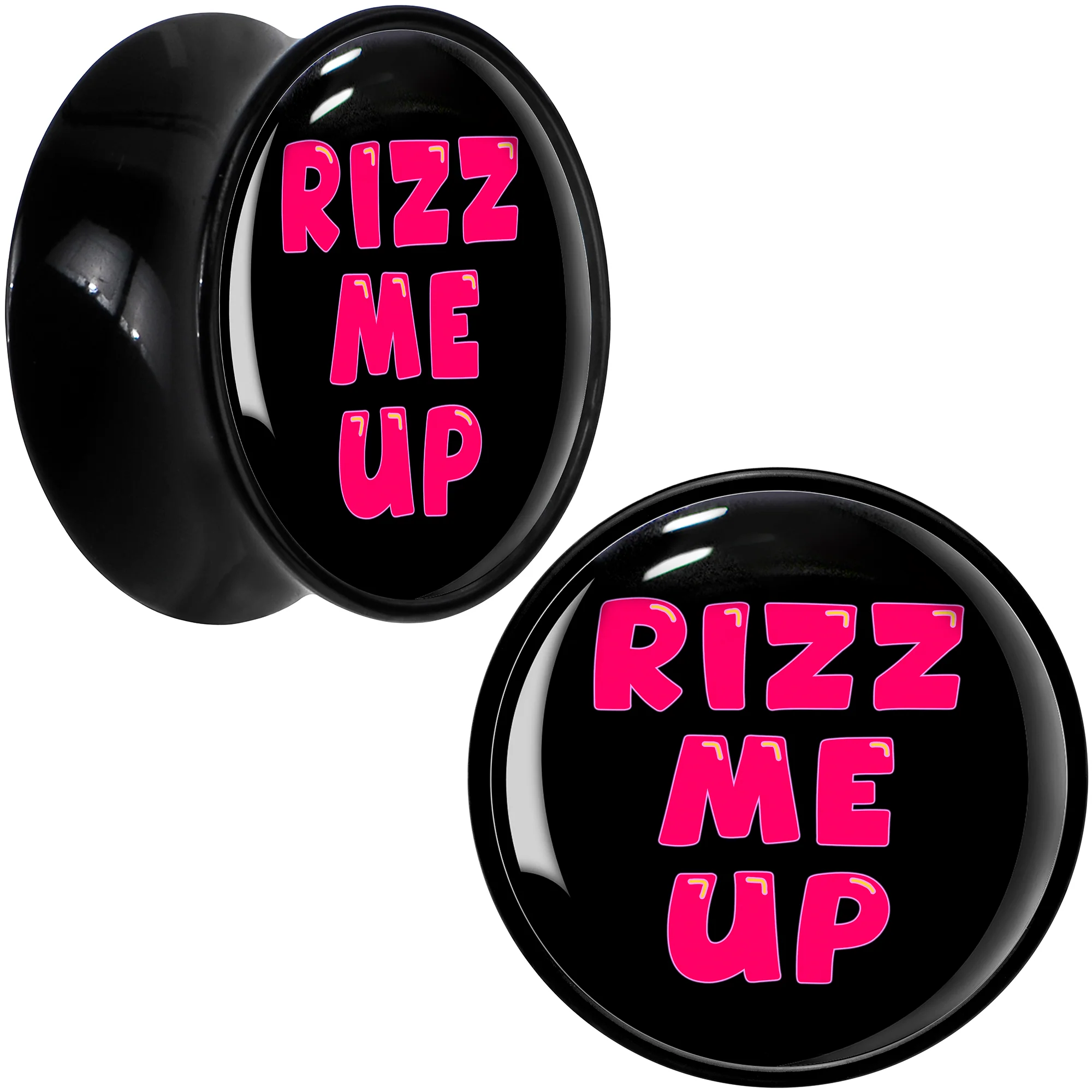 RIZZ ME UP Black Acrylic Saddle Plug Set by Onyx O - Image 10