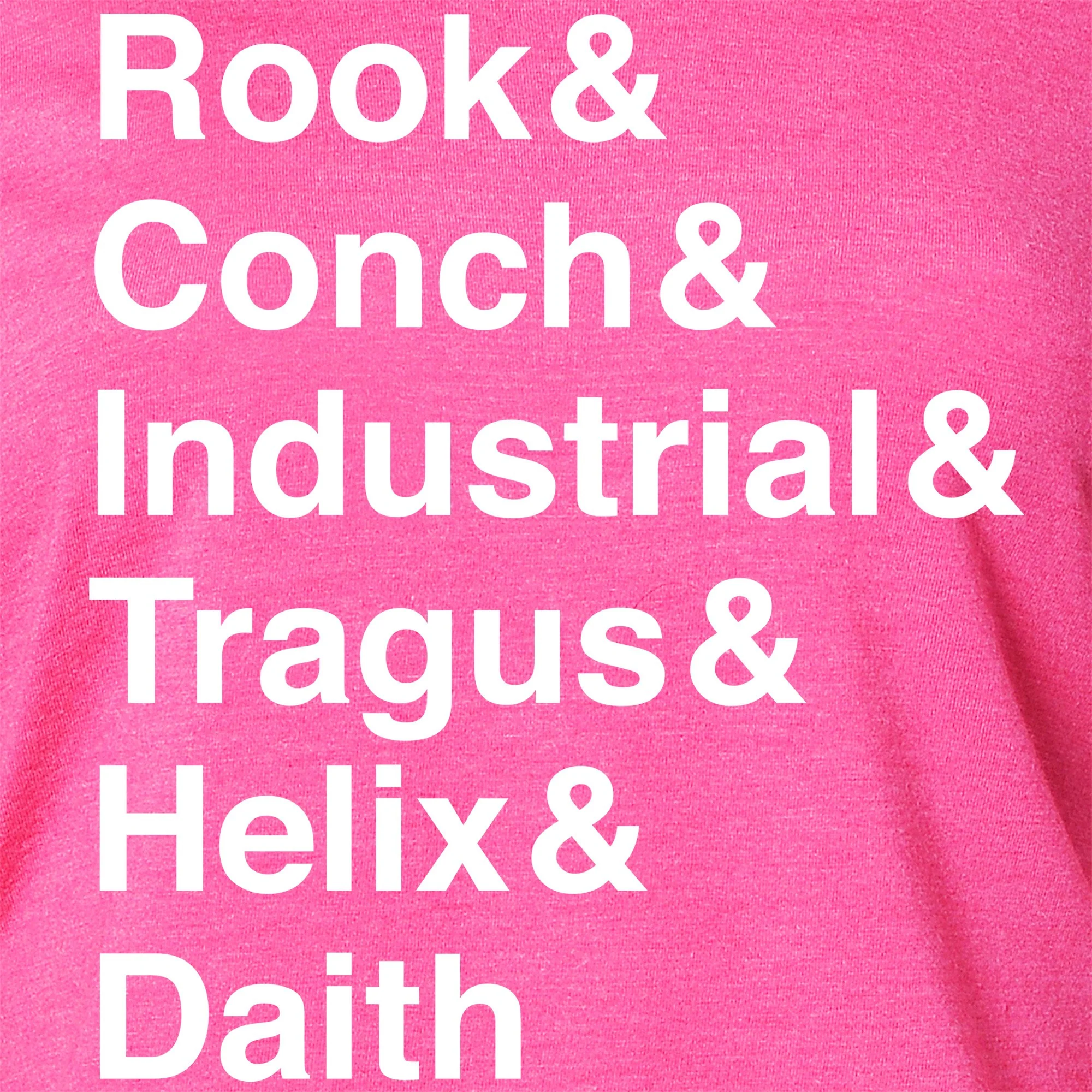 Rook & Conch & Industrial & Tragus & Helix & Daith Tapered Long Sleeve Hoodie - Image 2
