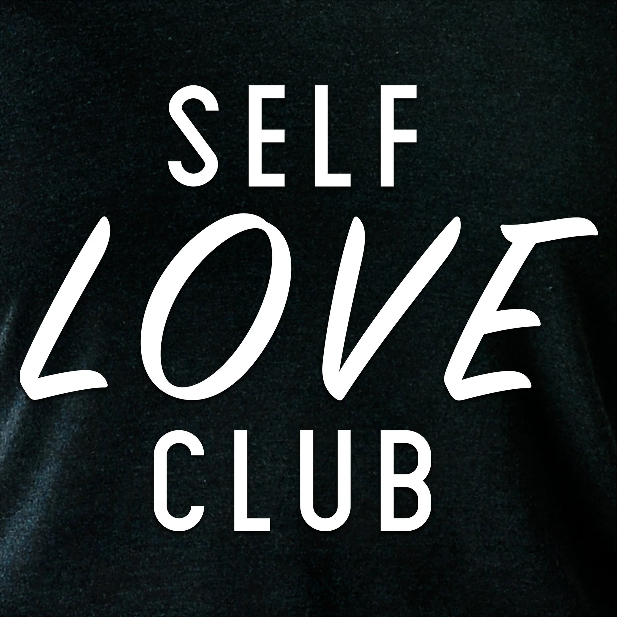 Self Love Club Black Tapered Long Sleeve Hoodie - Image 2