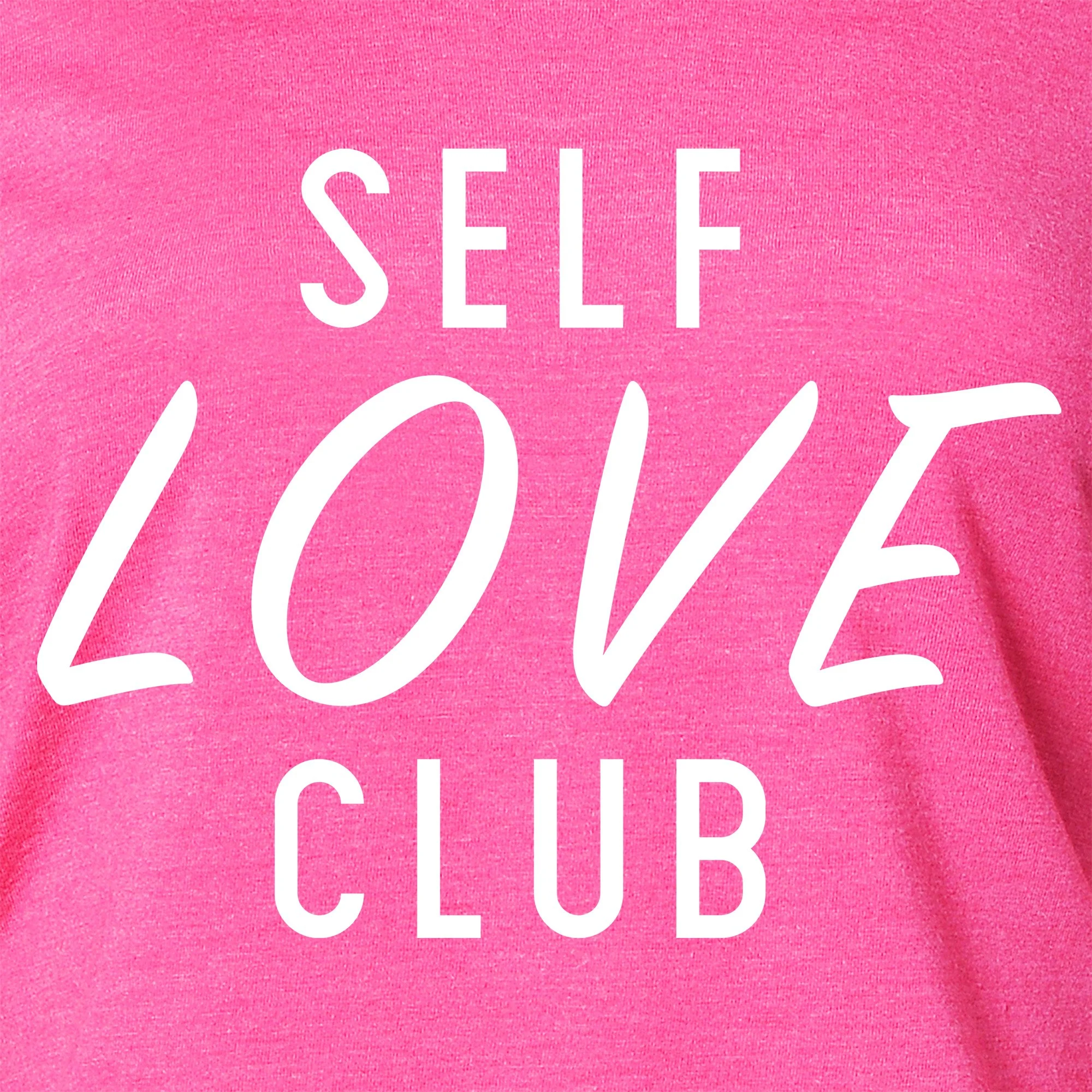Self Love Club Black Tapered Long Sleeve Hoodie - Image 5