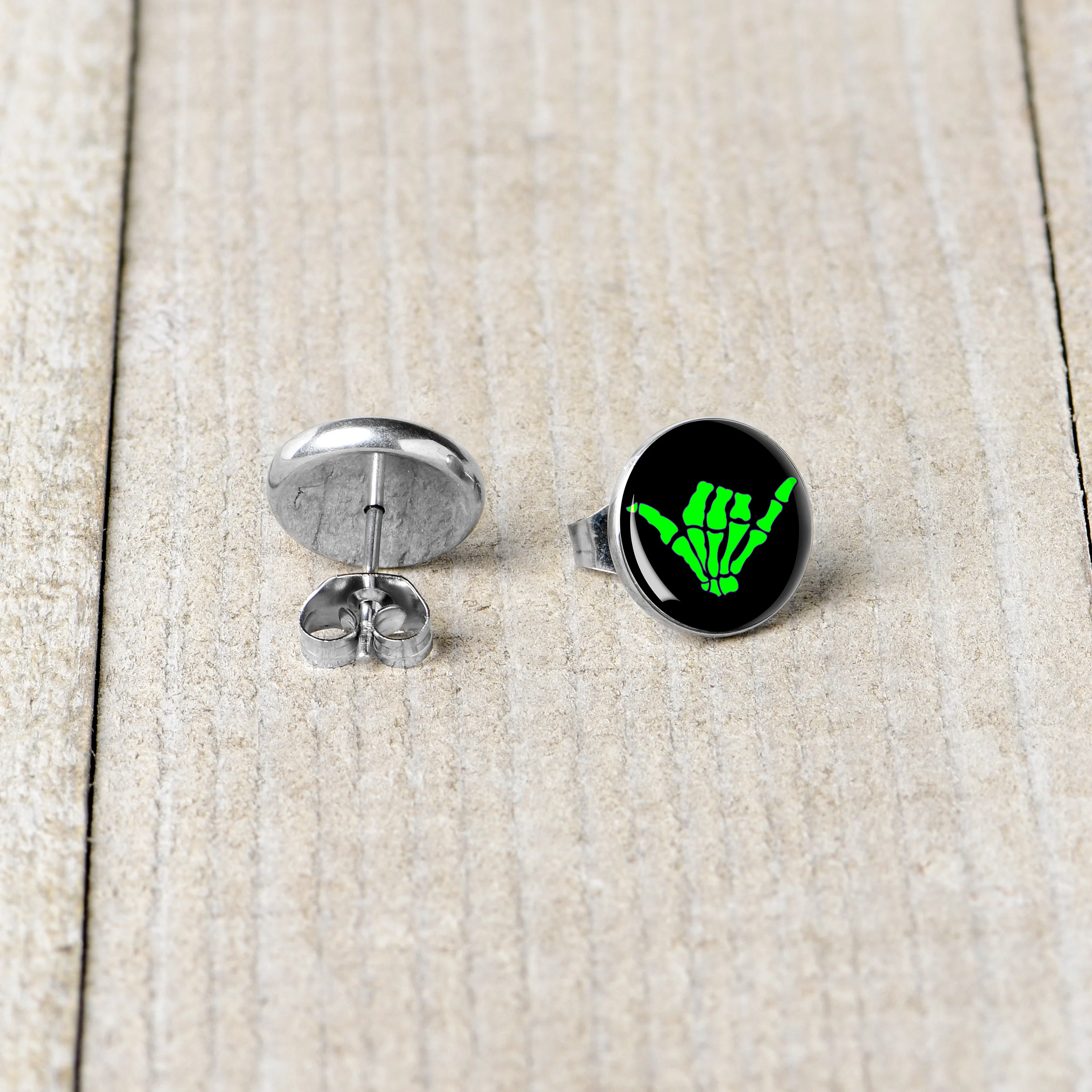 Shaka Hand Stud Earrings by Onyx O - Image 5