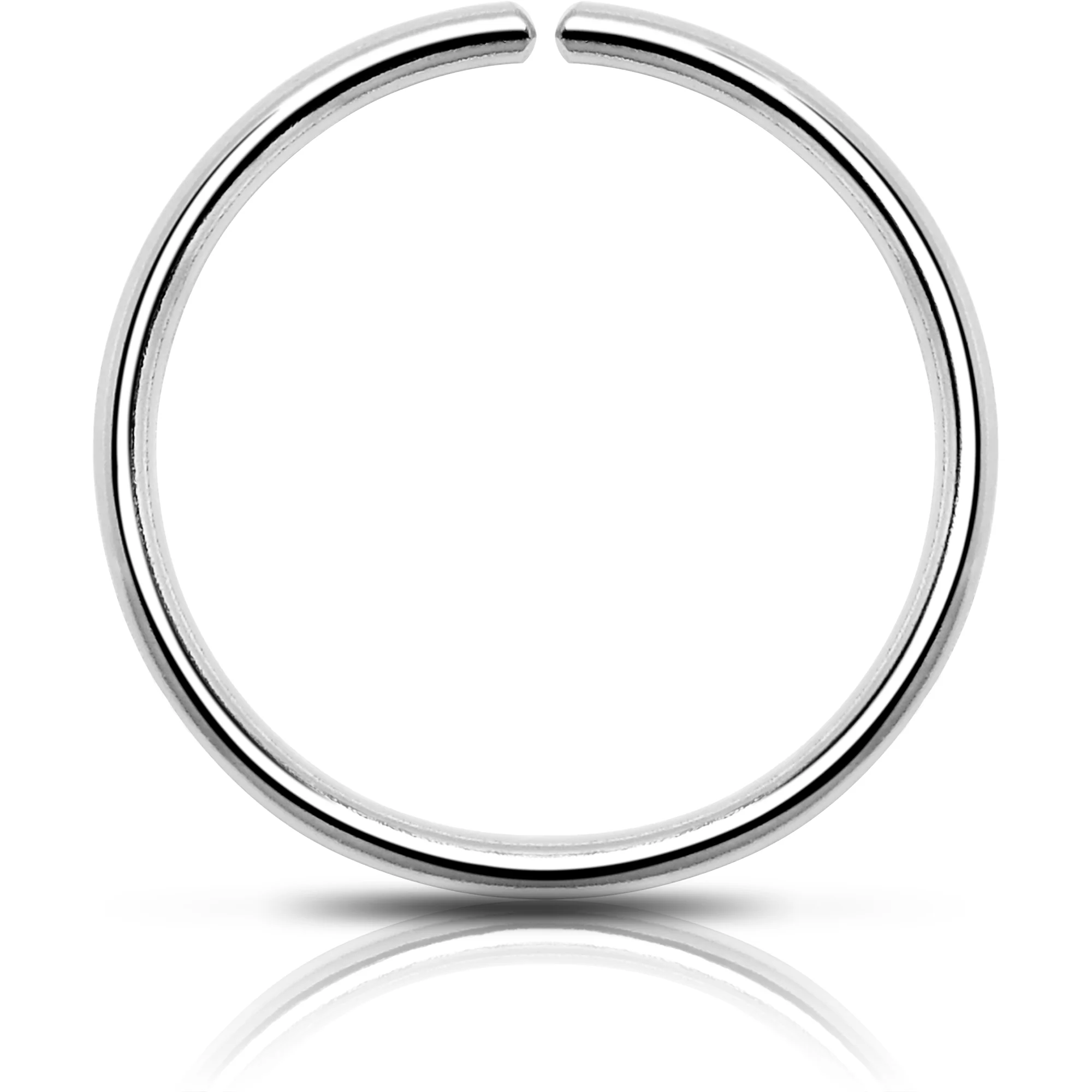 Single Hoop Nose 925 Sterling Silver Nose Hoop Ring - Image 5