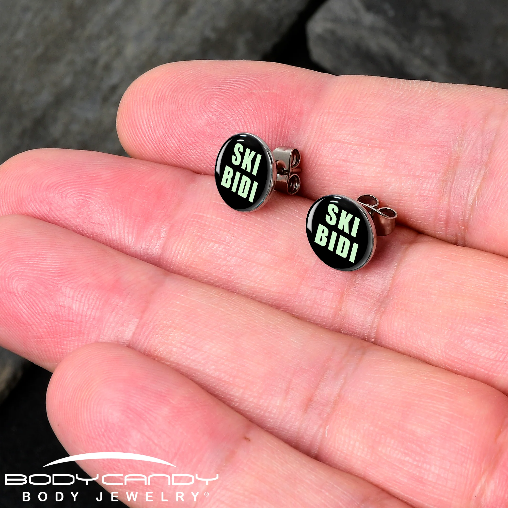 SKIBIDI Stud Earrings by Onyx O - Image 2