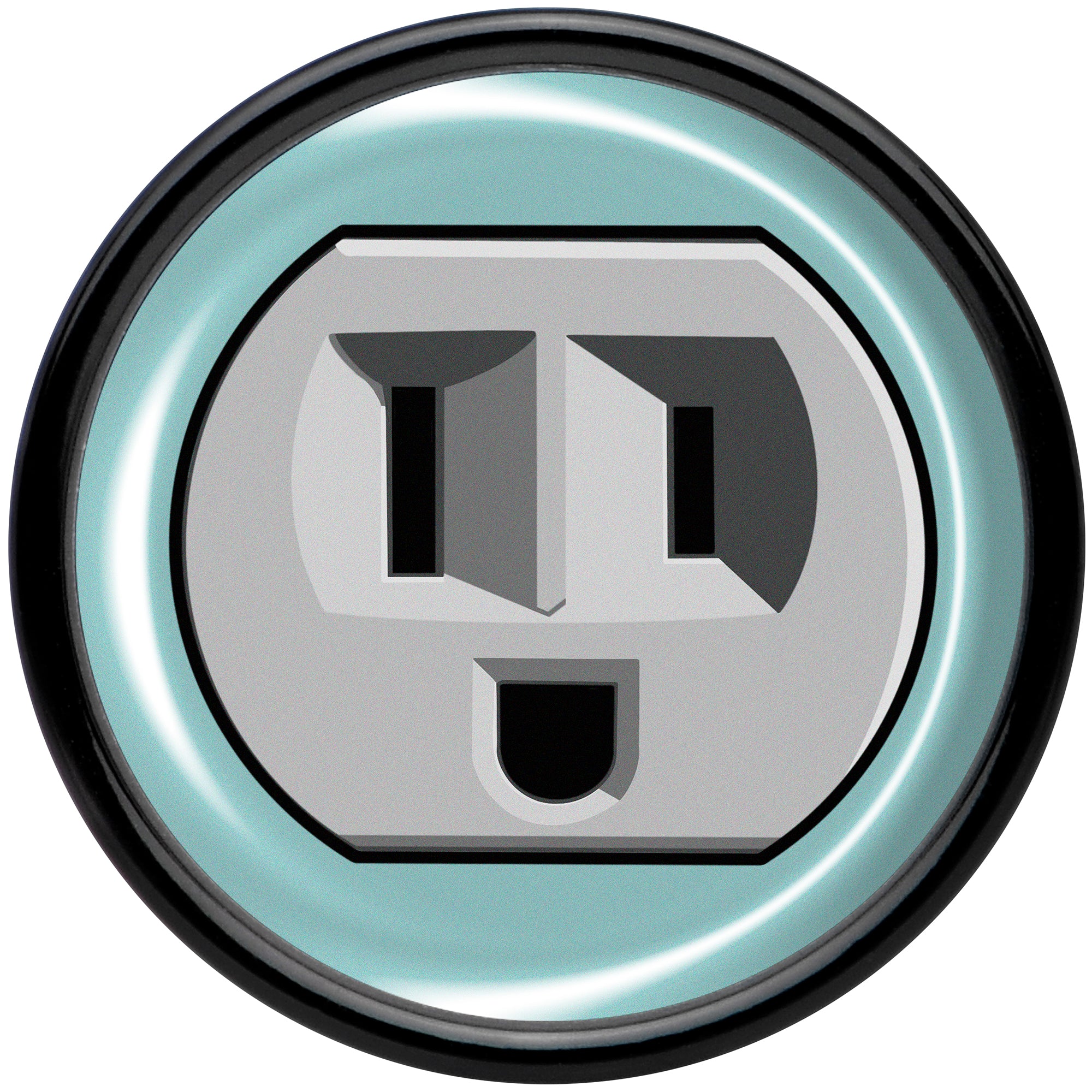 0G Smiling Plug Outlet Black Acrylic Saddle Plug Set by Onyx O - Image 4