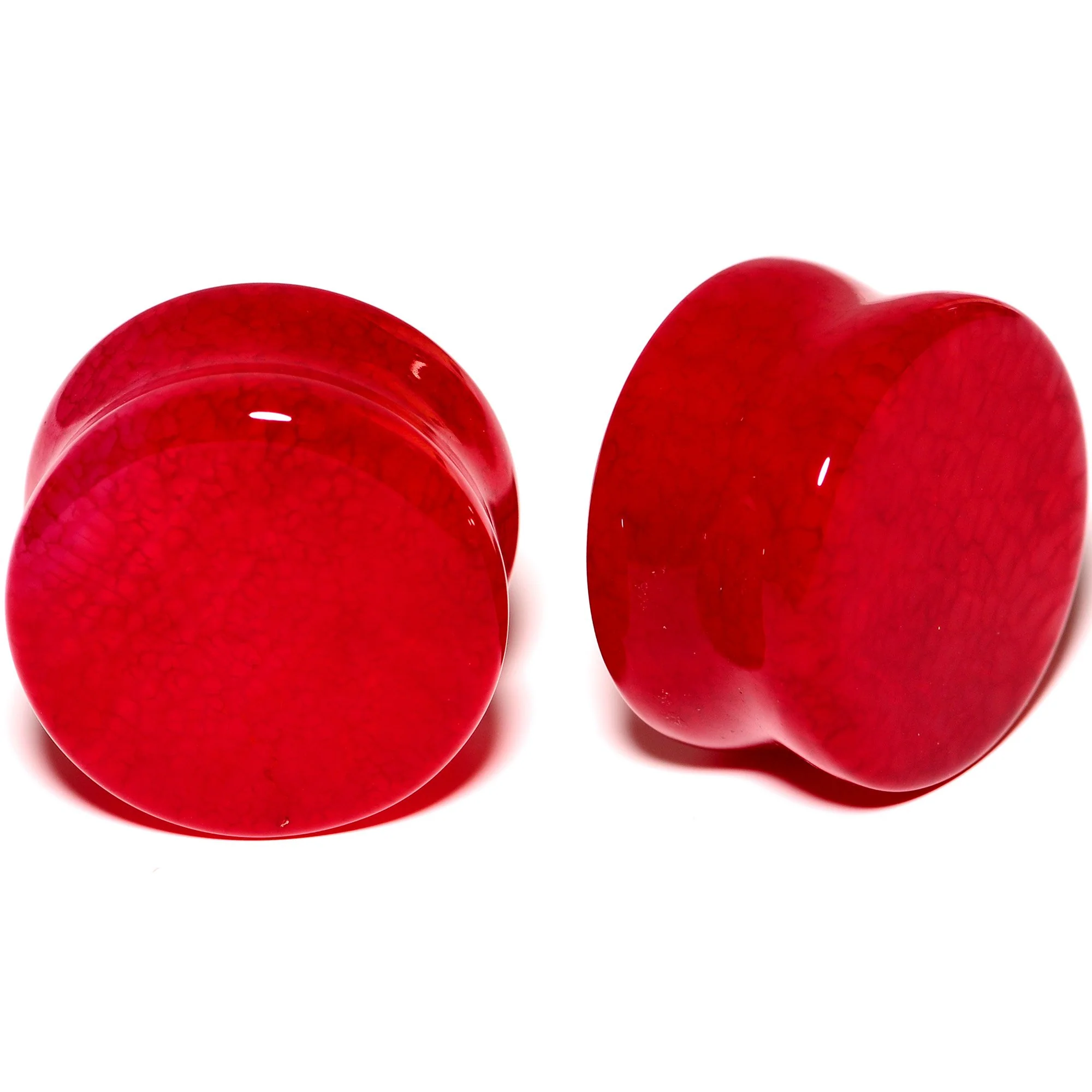 Solid Red Stone Saddle Plug Set 6mm to 25mm - Image 11